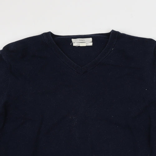 Marks and Spencer  Mens Blue   Pullover Jumper Size M