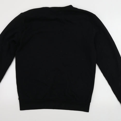 H&M  Mens Black   Pullover Jumper Size M