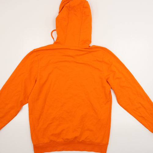 Cedar Wood State Mens Orange   Pullover Hoodie Size M