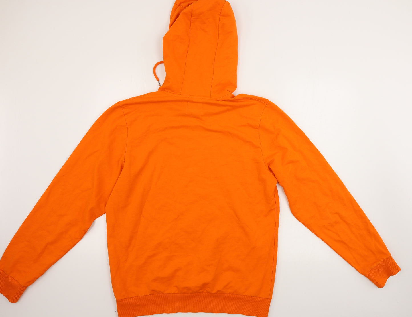 Cedar Wood State Mens Orange   Pullover Hoodie Size M