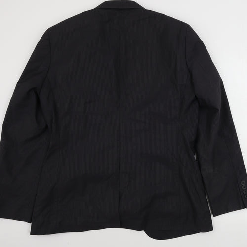 NEXT  Mens Grey Striped  Jacket Blazer Size 42