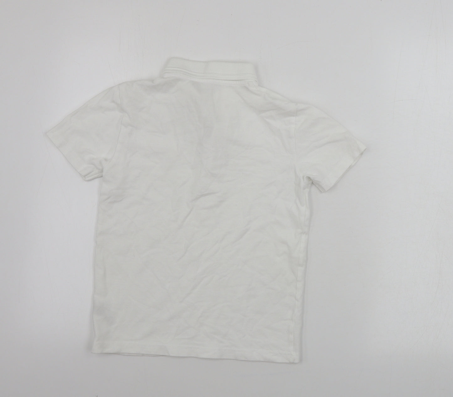 Nutmeg  Boys White   Basic Polo Size 9-10 Years