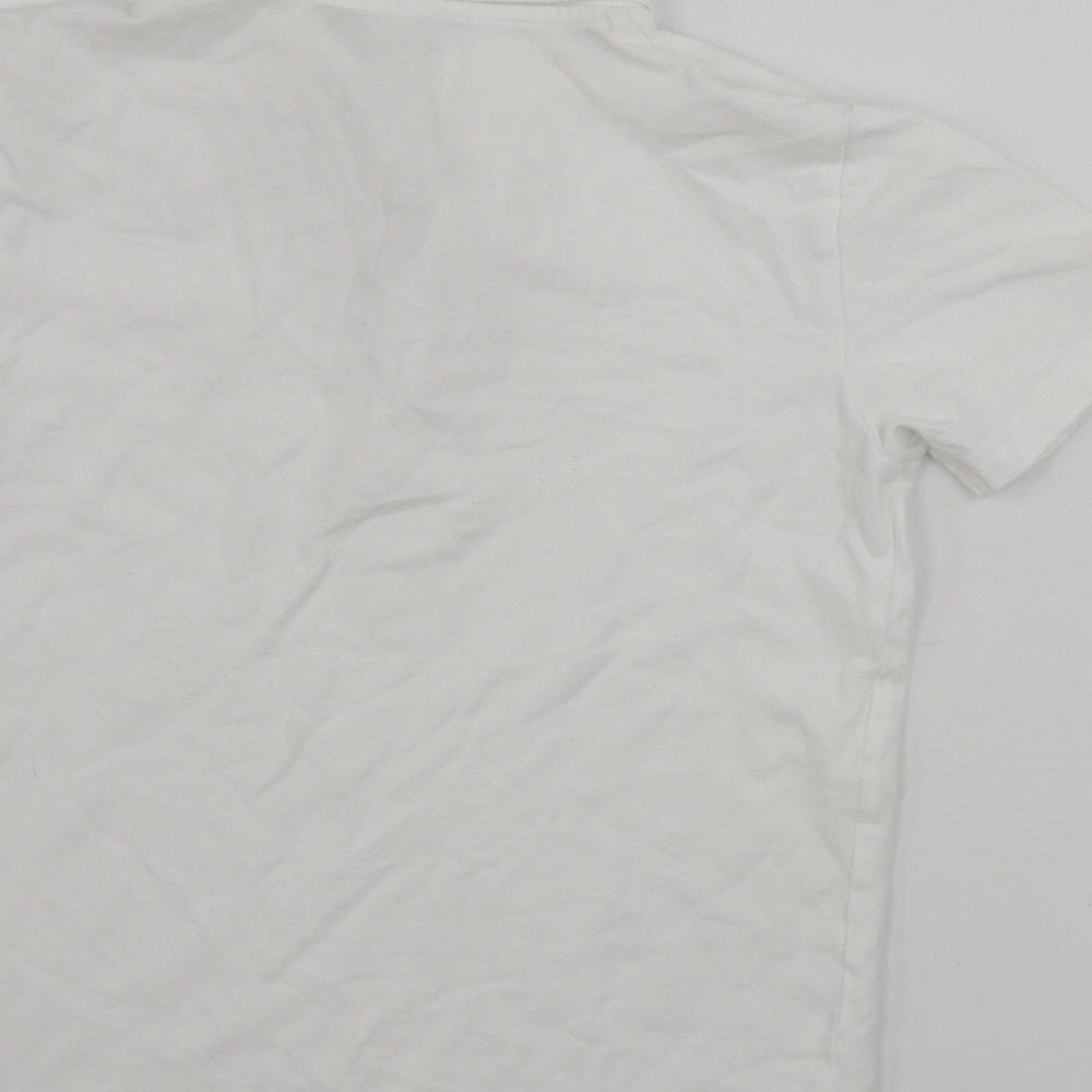 Nutmeg  Boys White   Basic Polo Size 9-10 Years