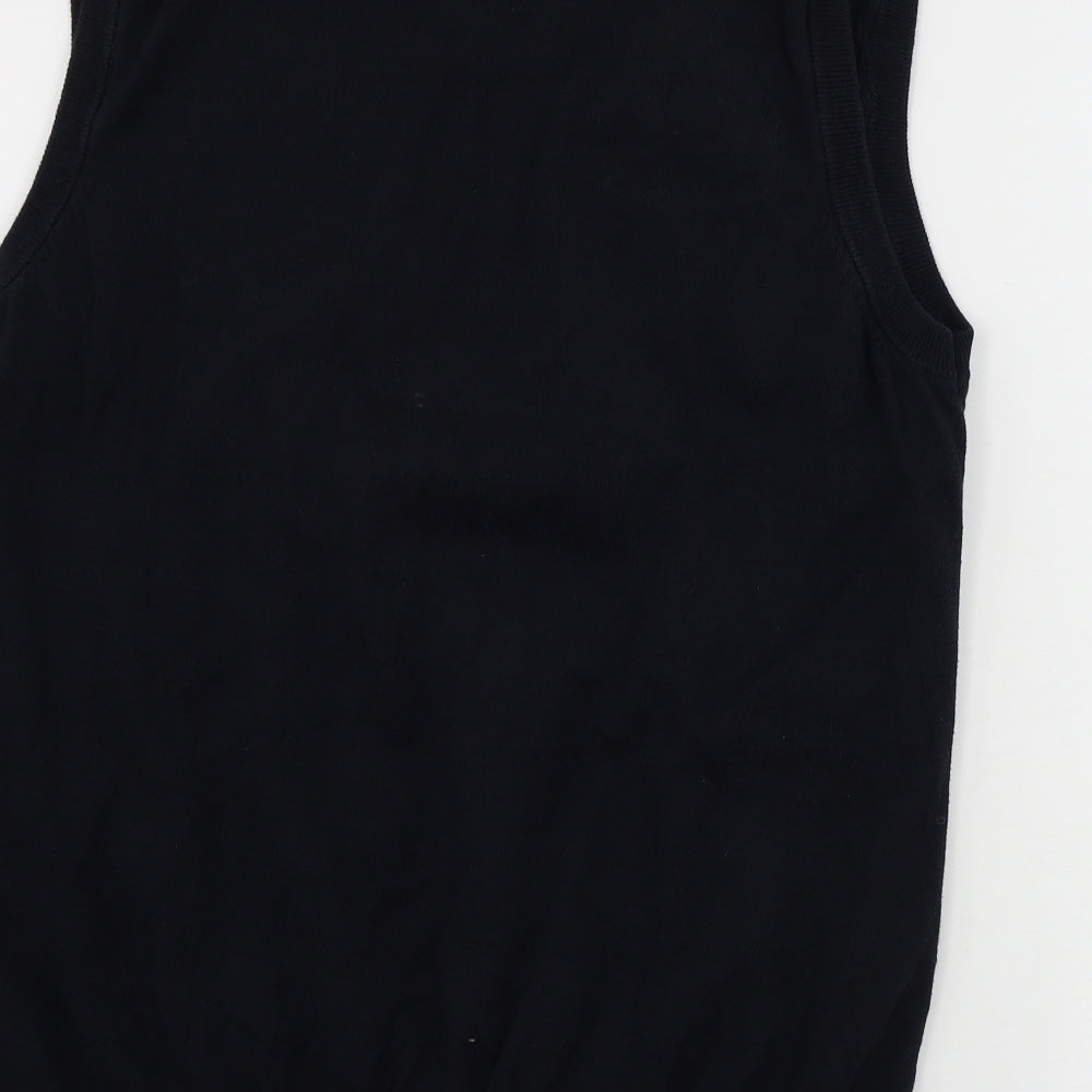 Marks and Spencer  Mens Black   Vest Jumper Size M