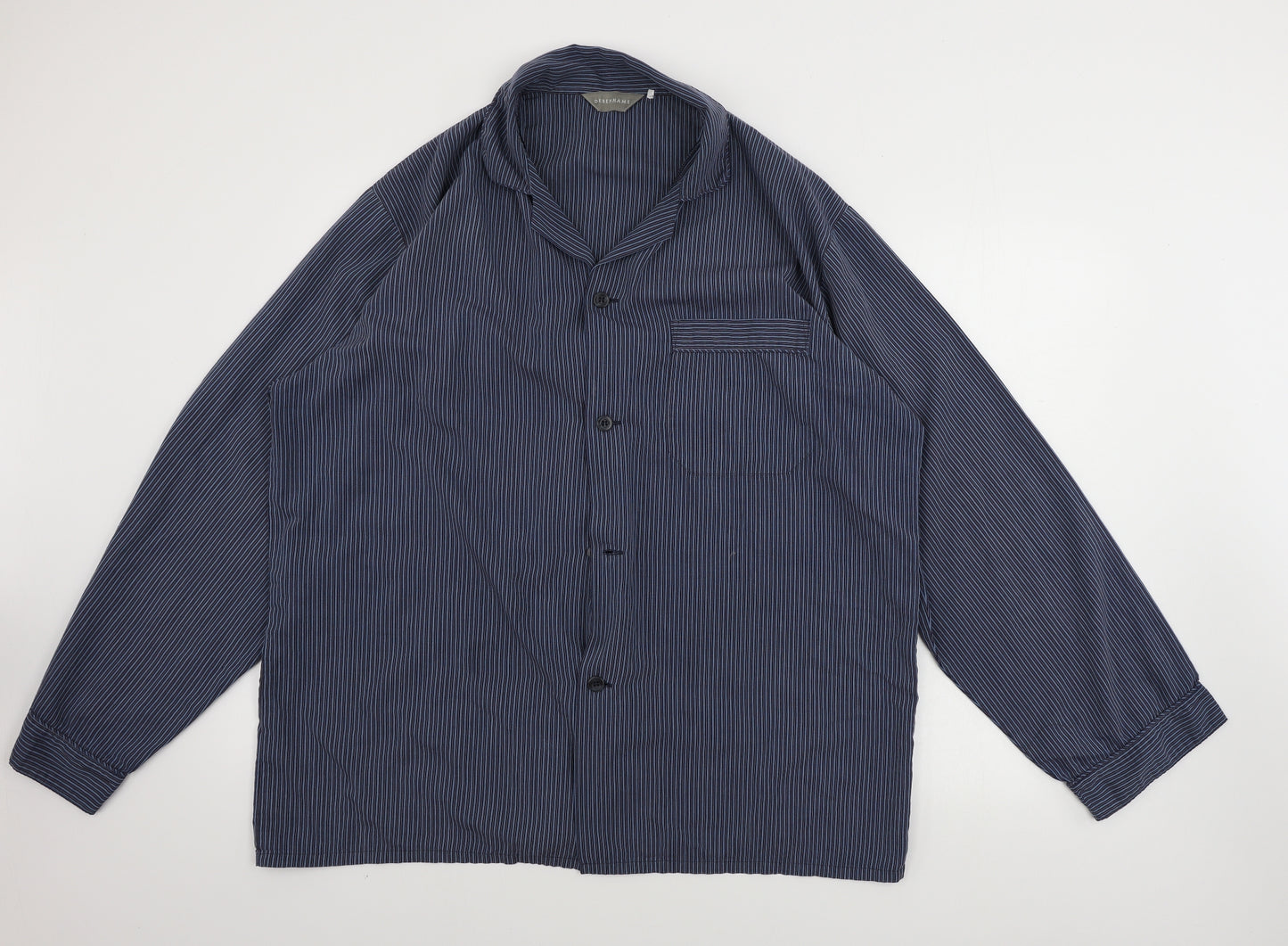 Debenhams  Mens Blue Striped   Button-Up Size L