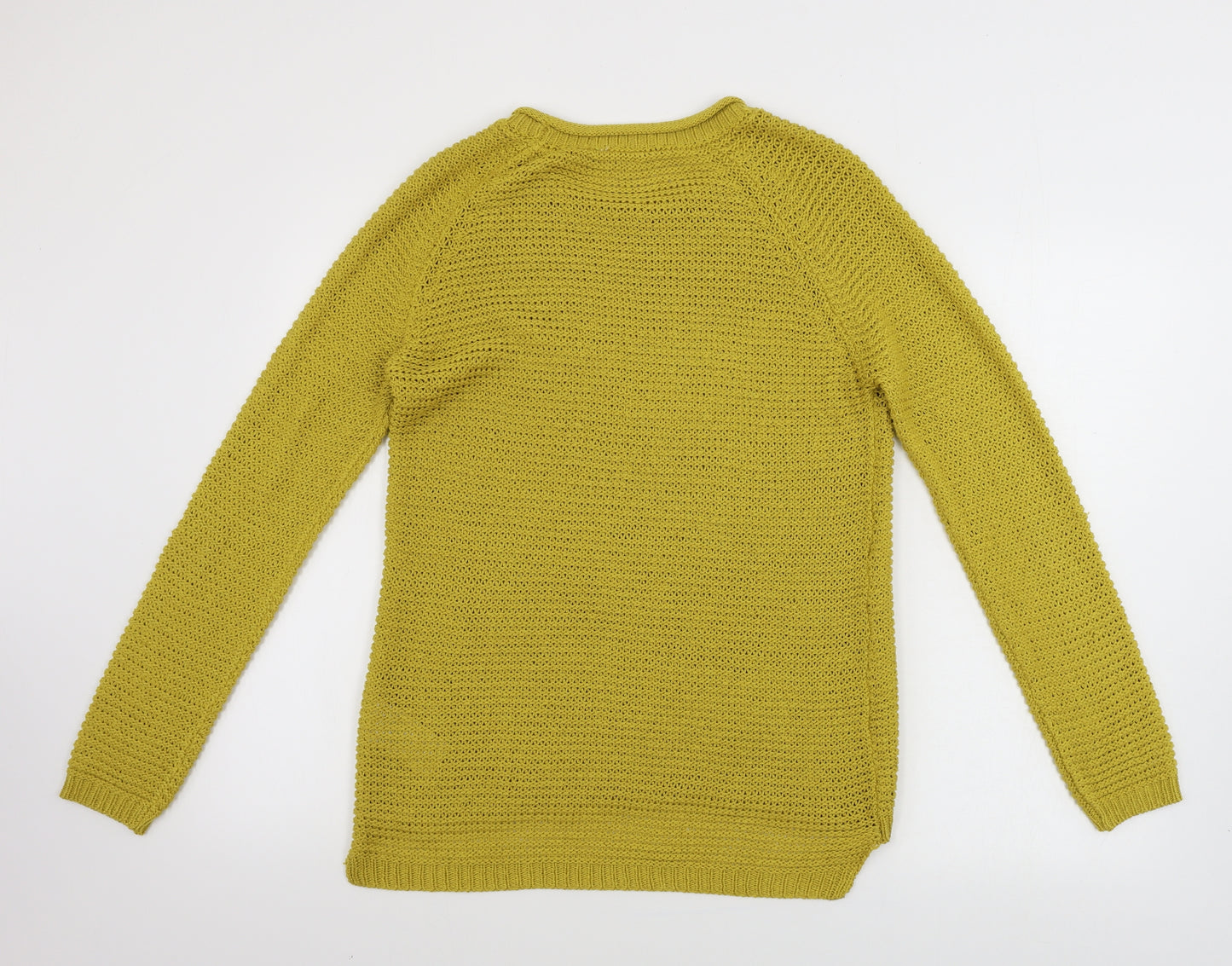 ICHI Womens Yellow   Pullover Jumper Size S
