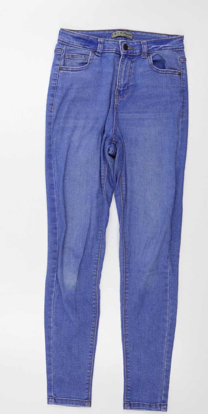 denim co Womens Blue Skinny Jeans Size 10 L26 in