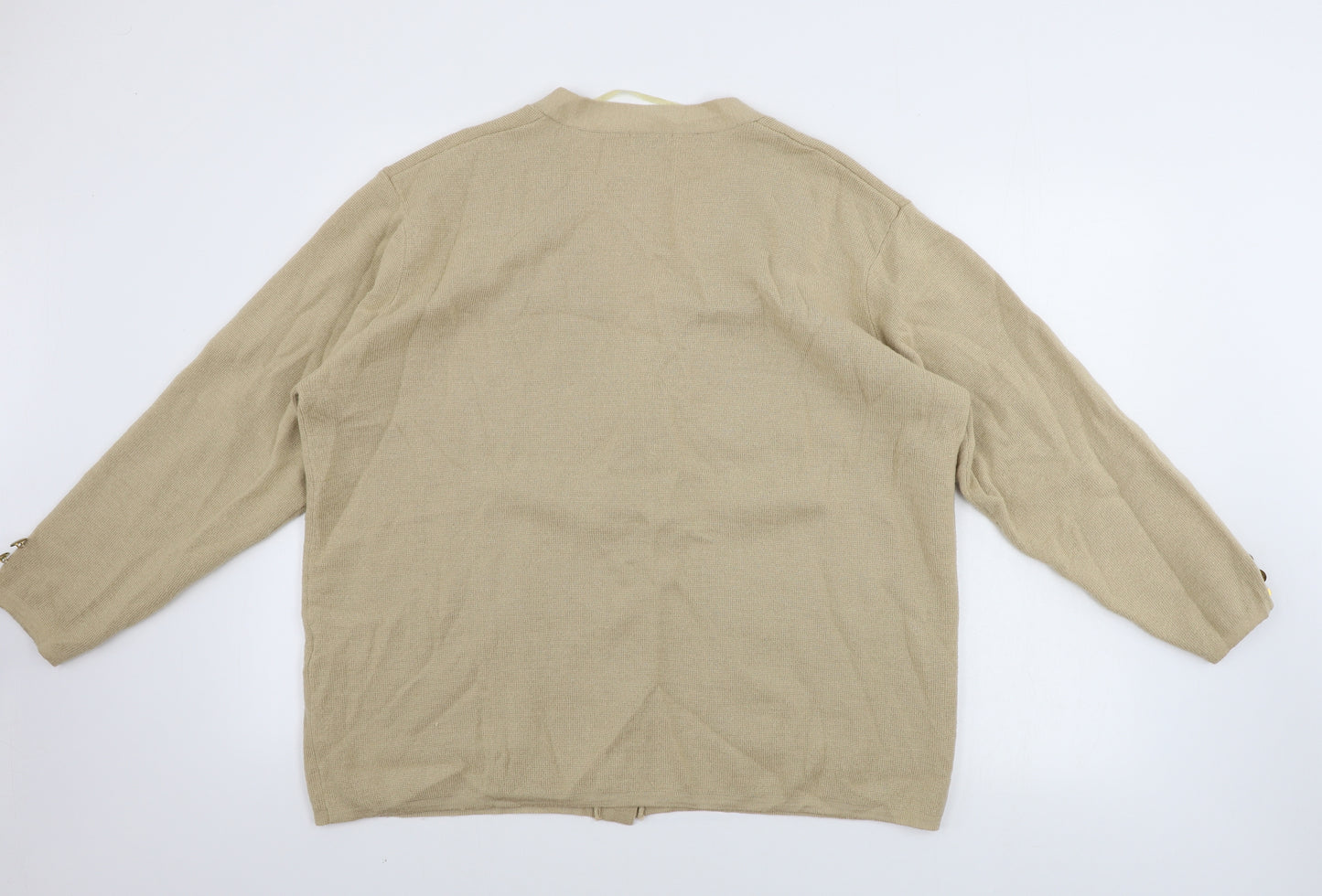 Damart Womens Beige   Cardigan Jumper Size 22