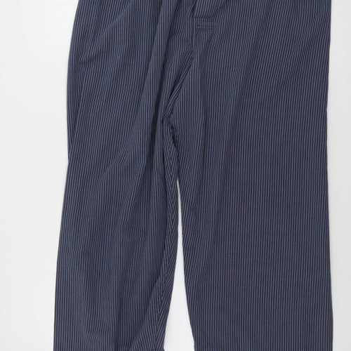 Debenhams  Mens Grey Striped  Trousers  Size L L28 in
