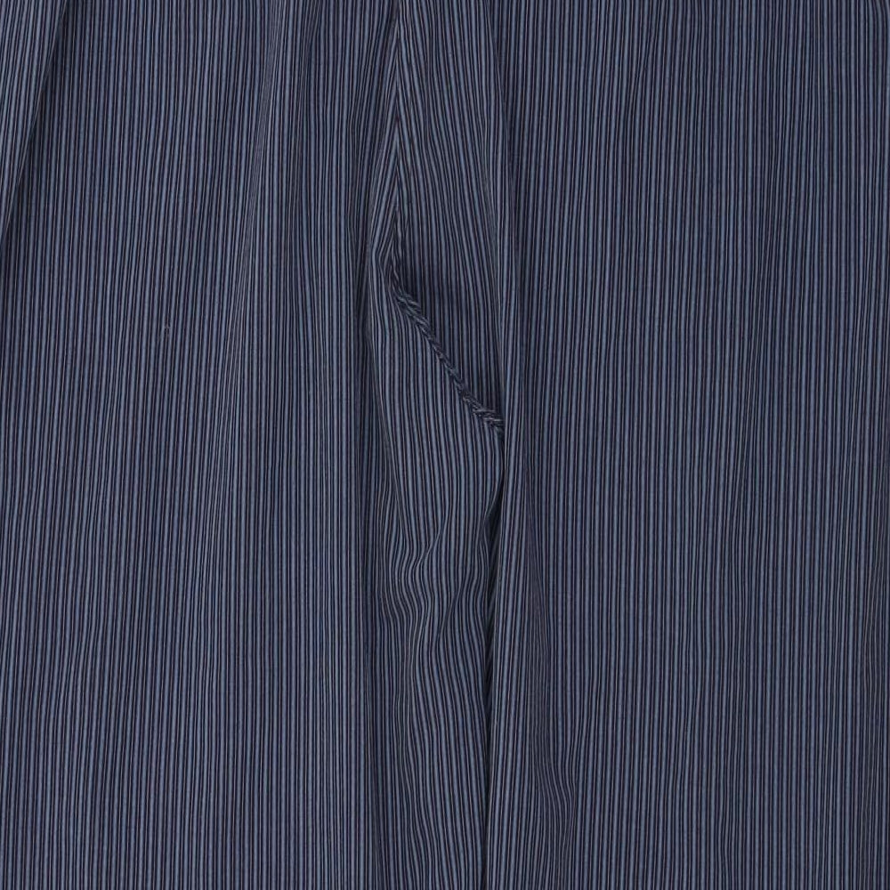 Debenhams  Mens Grey Striped  Trousers  Size L L28 in