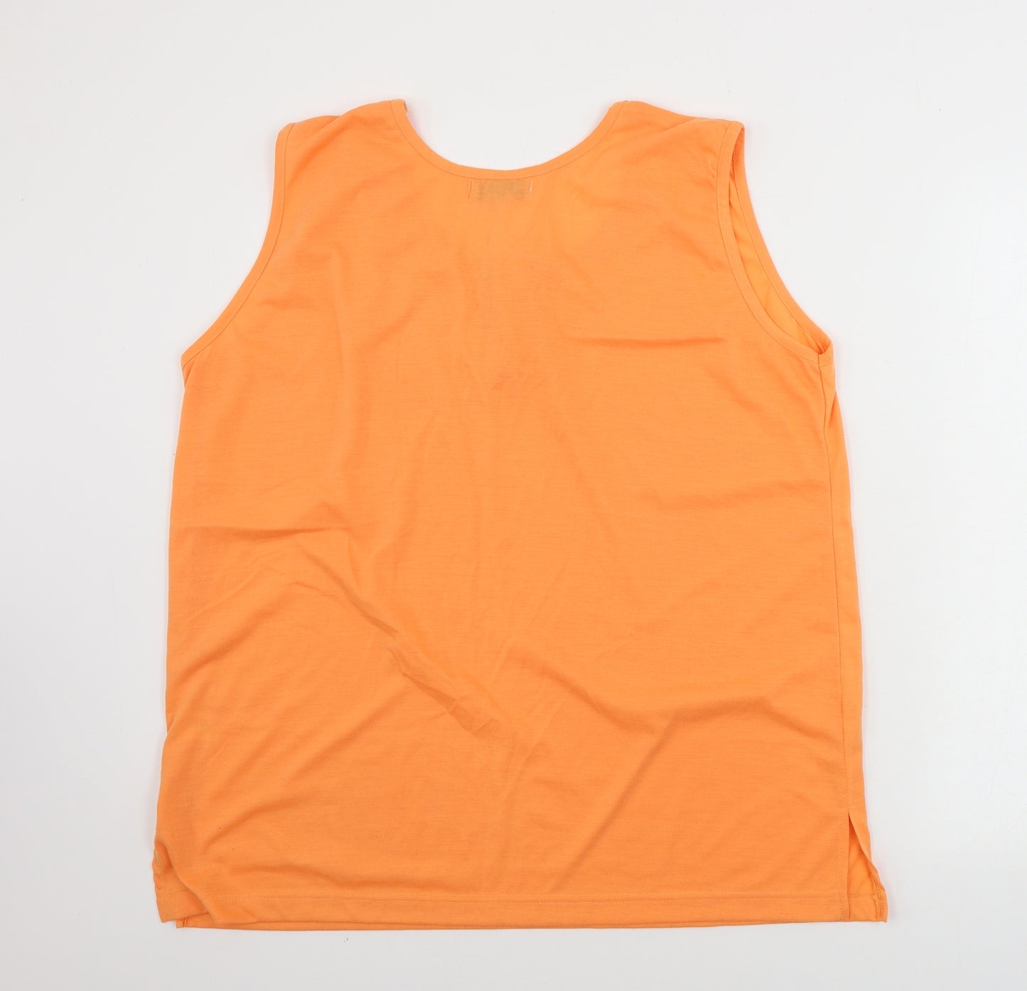 new model  Womens Orange   Basic Tank Size XL