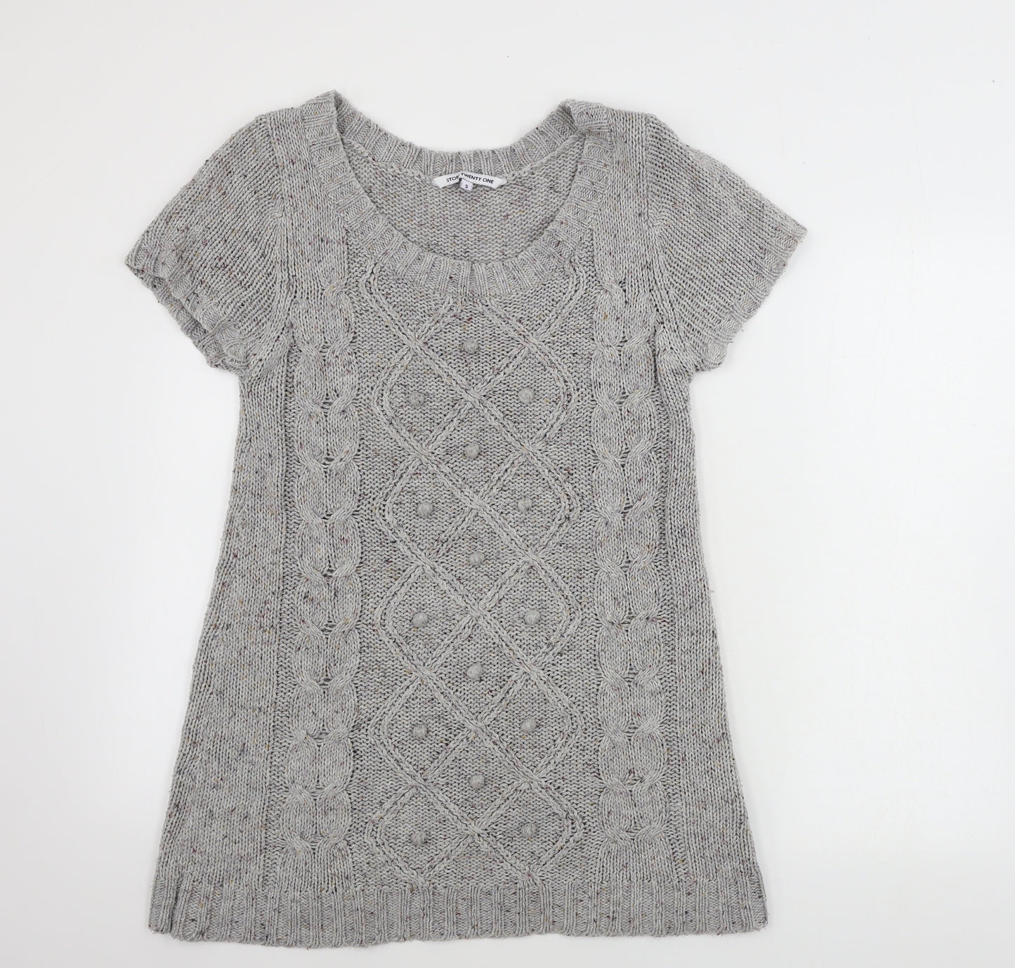 store twenty one  Womens Grey   Pullover Jumper Size S