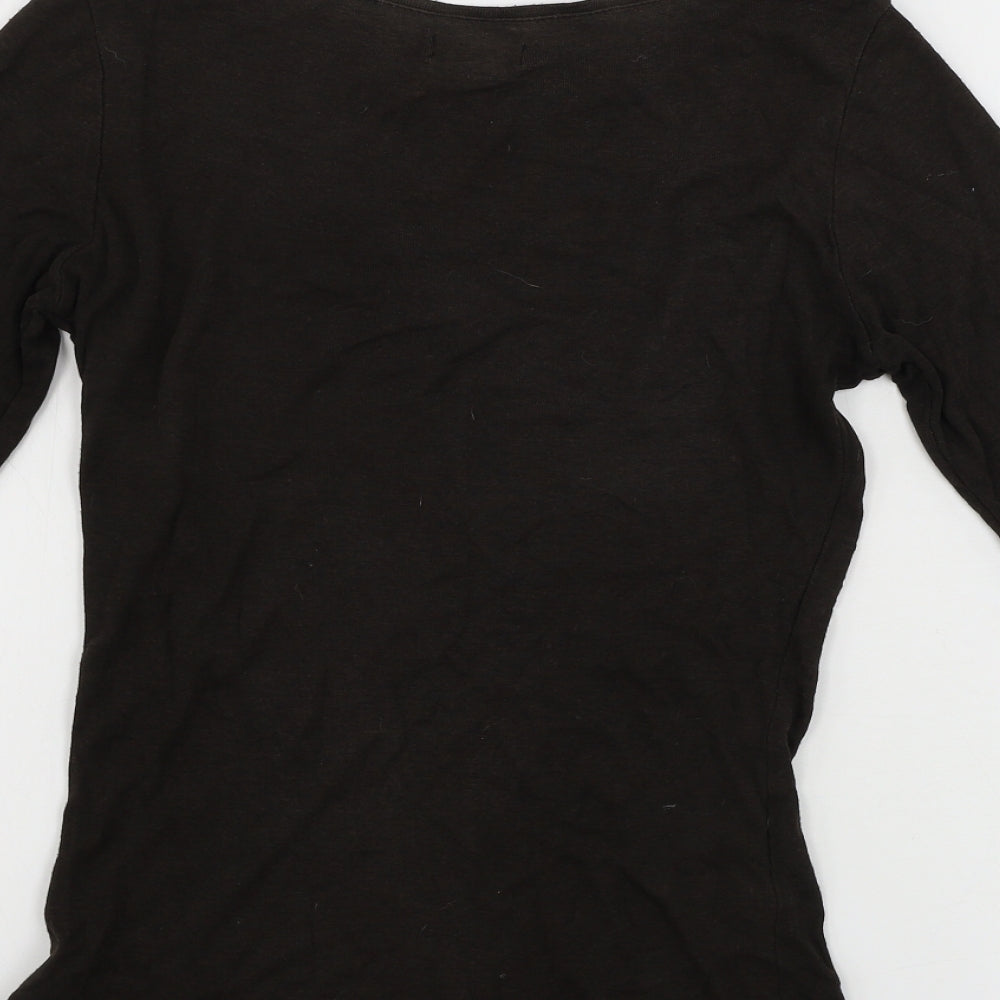 New Look  Womens Brown   Basic T-Shirt Size 12