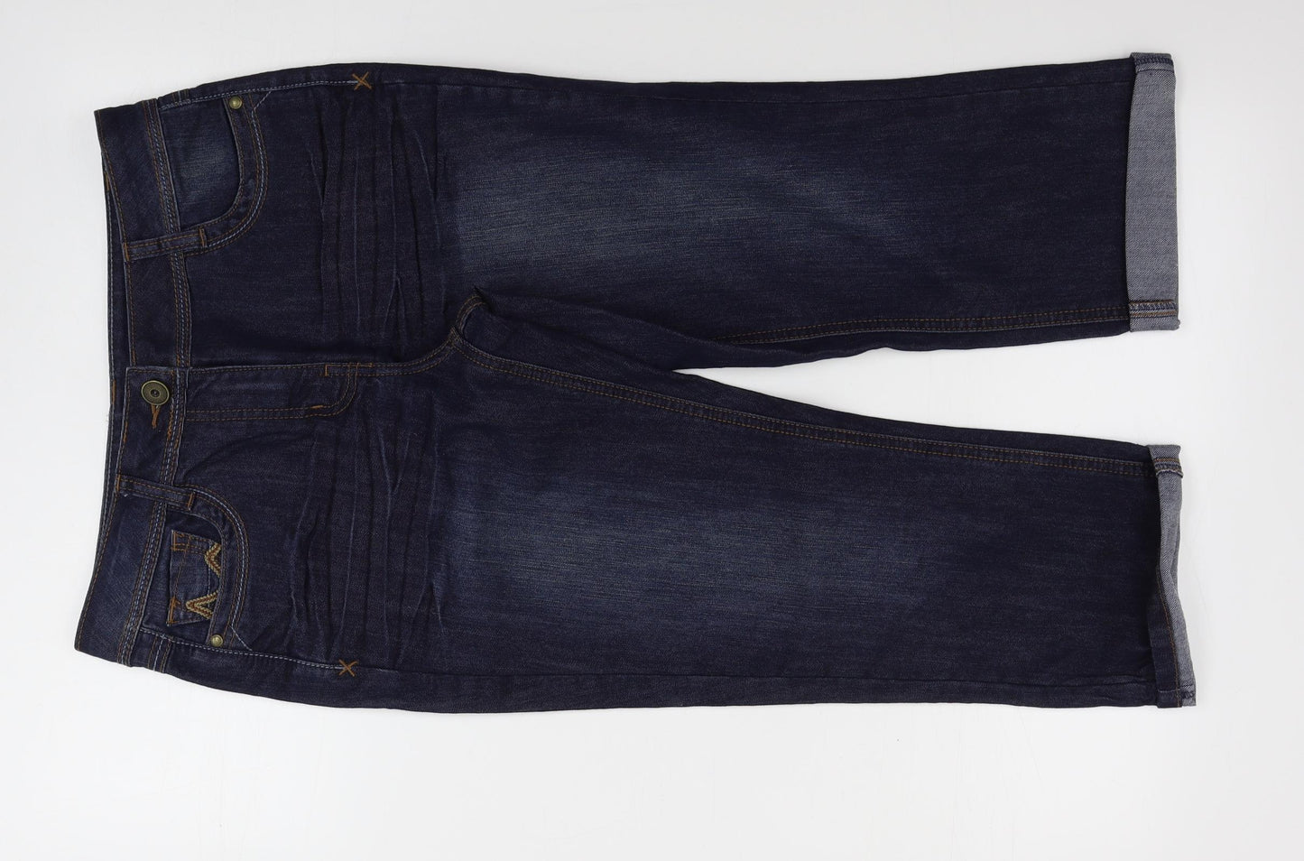 George  Womens Blue   Cropped Jeans Size 10