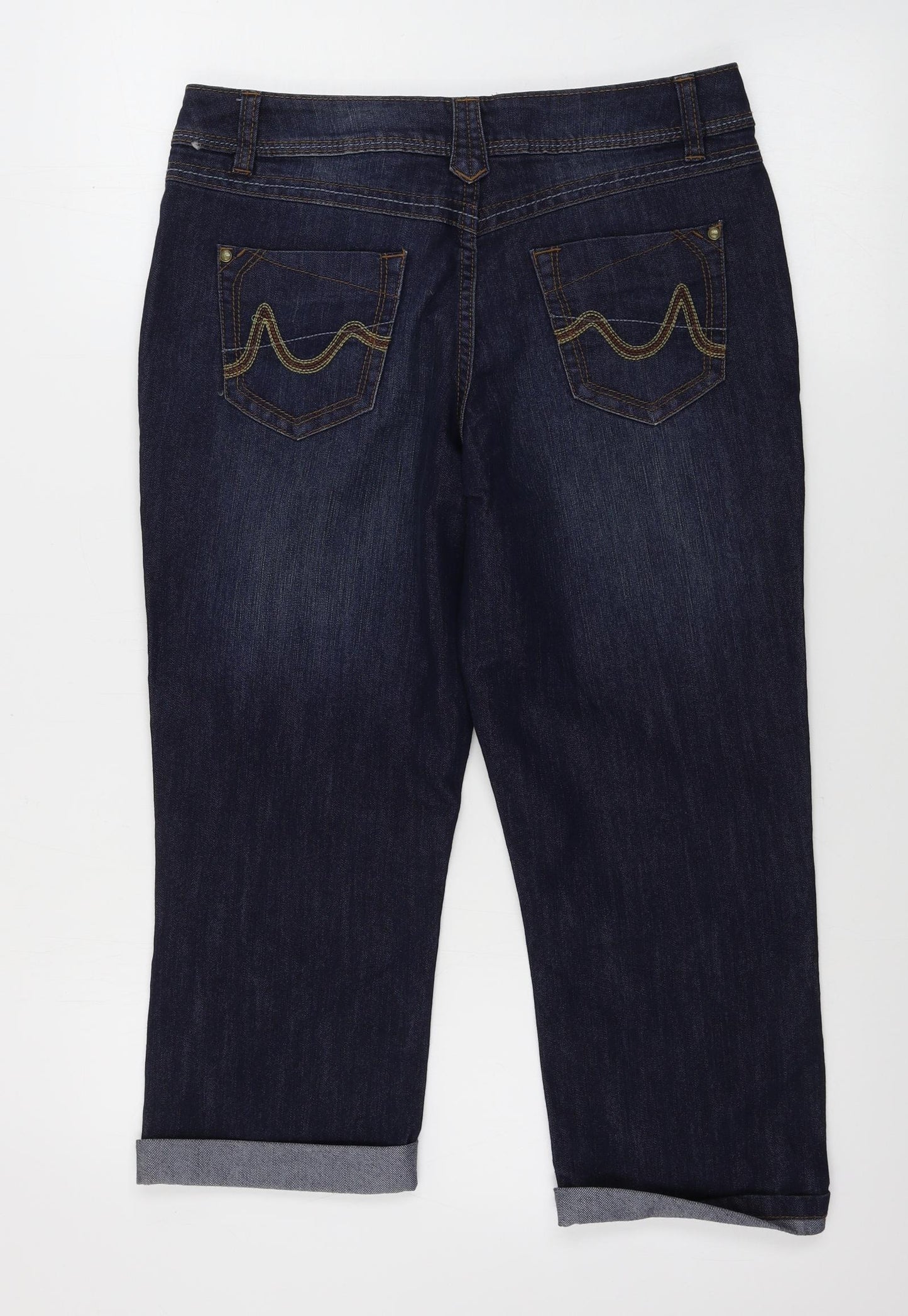 George  Womens Blue   Cropped Jeans Size 10