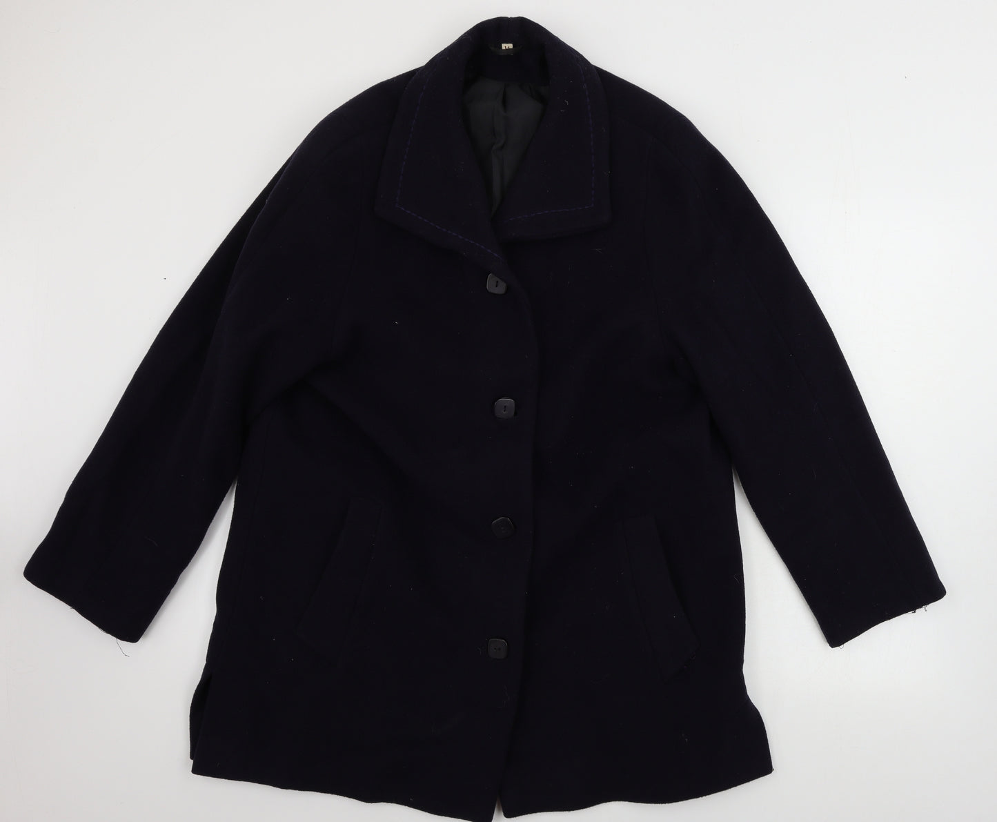 EWM Womens Blue   Jacket Coat Size 14