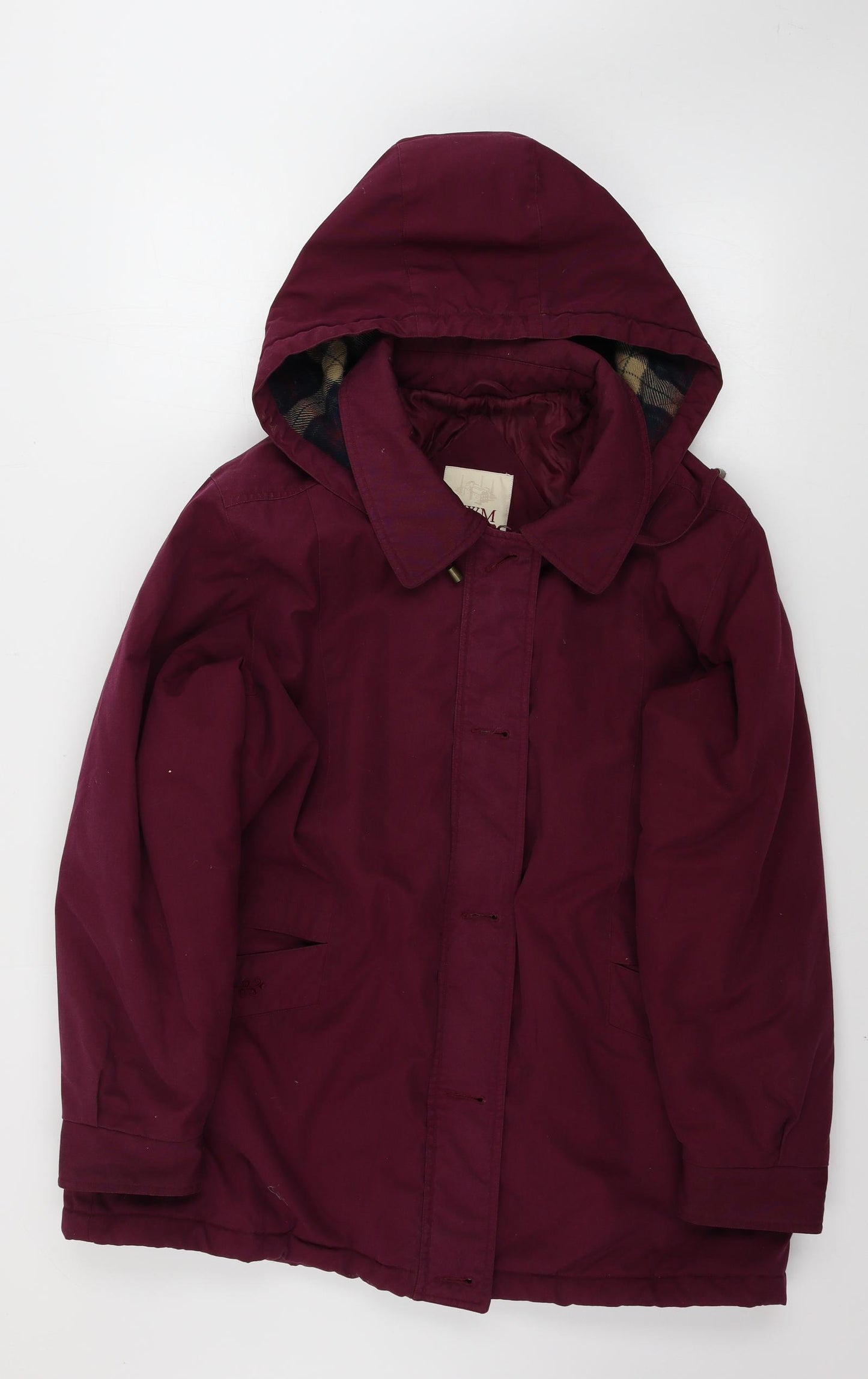 EWM Womens Purple   Jacket Coat Size 16