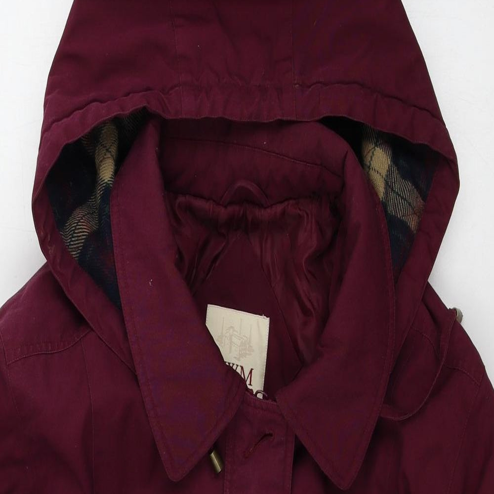 EWM Womens Purple   Jacket Coat Size 16
