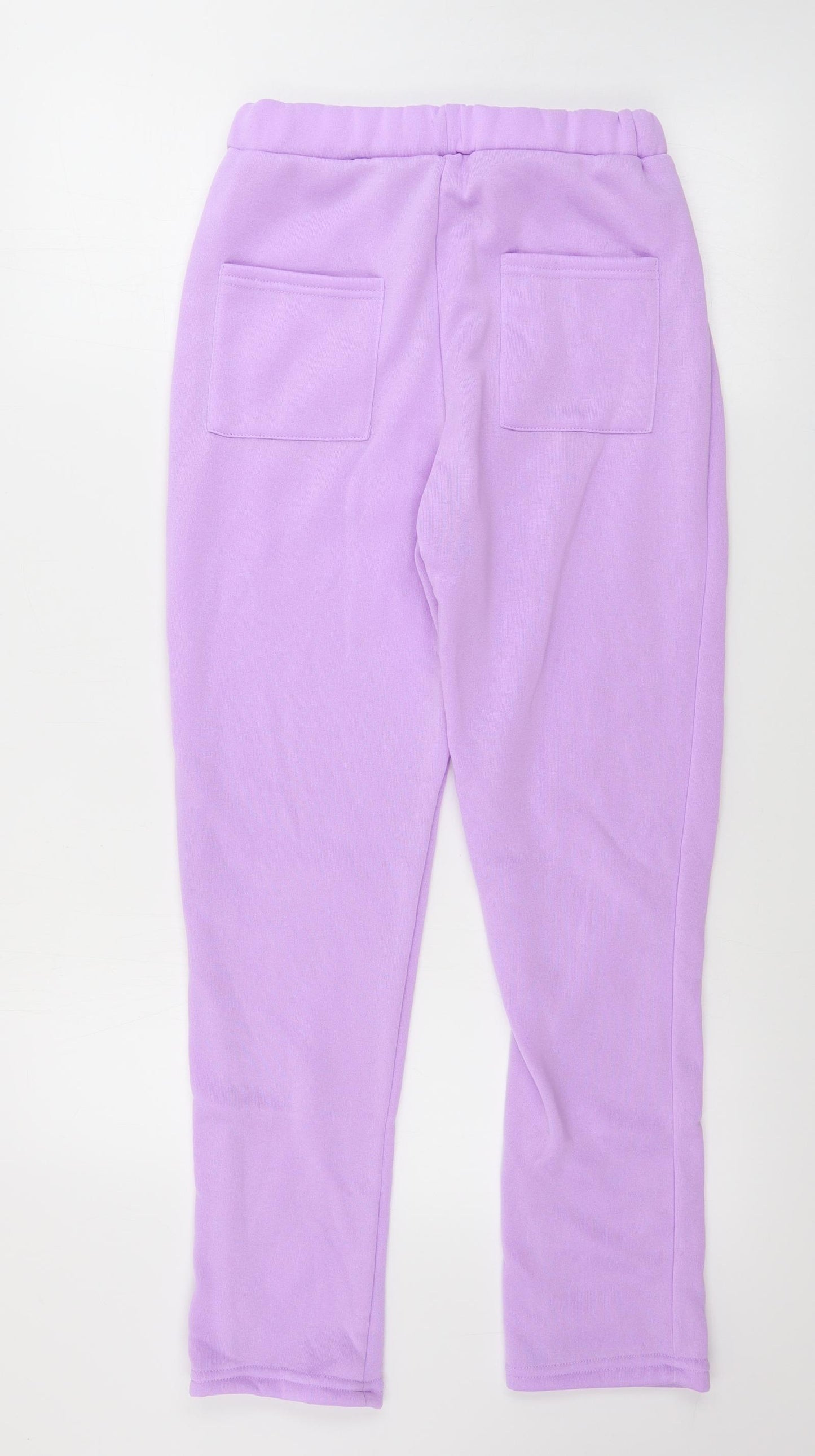 Preworn  Womens Purple   Sweatpants Trousers Size M L25 in