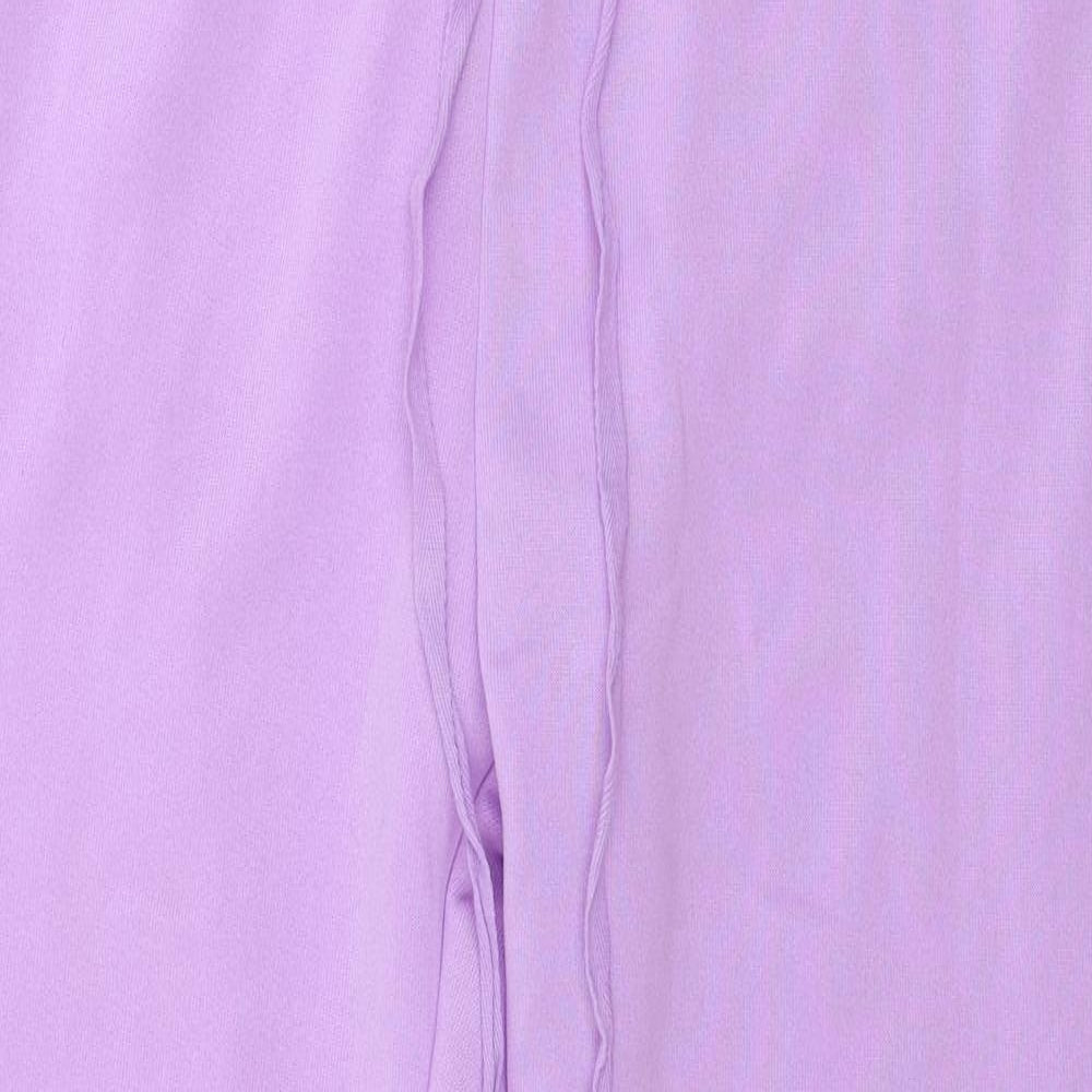 Preworn  Womens Purple   Sweatpants Trousers Size M L25 in