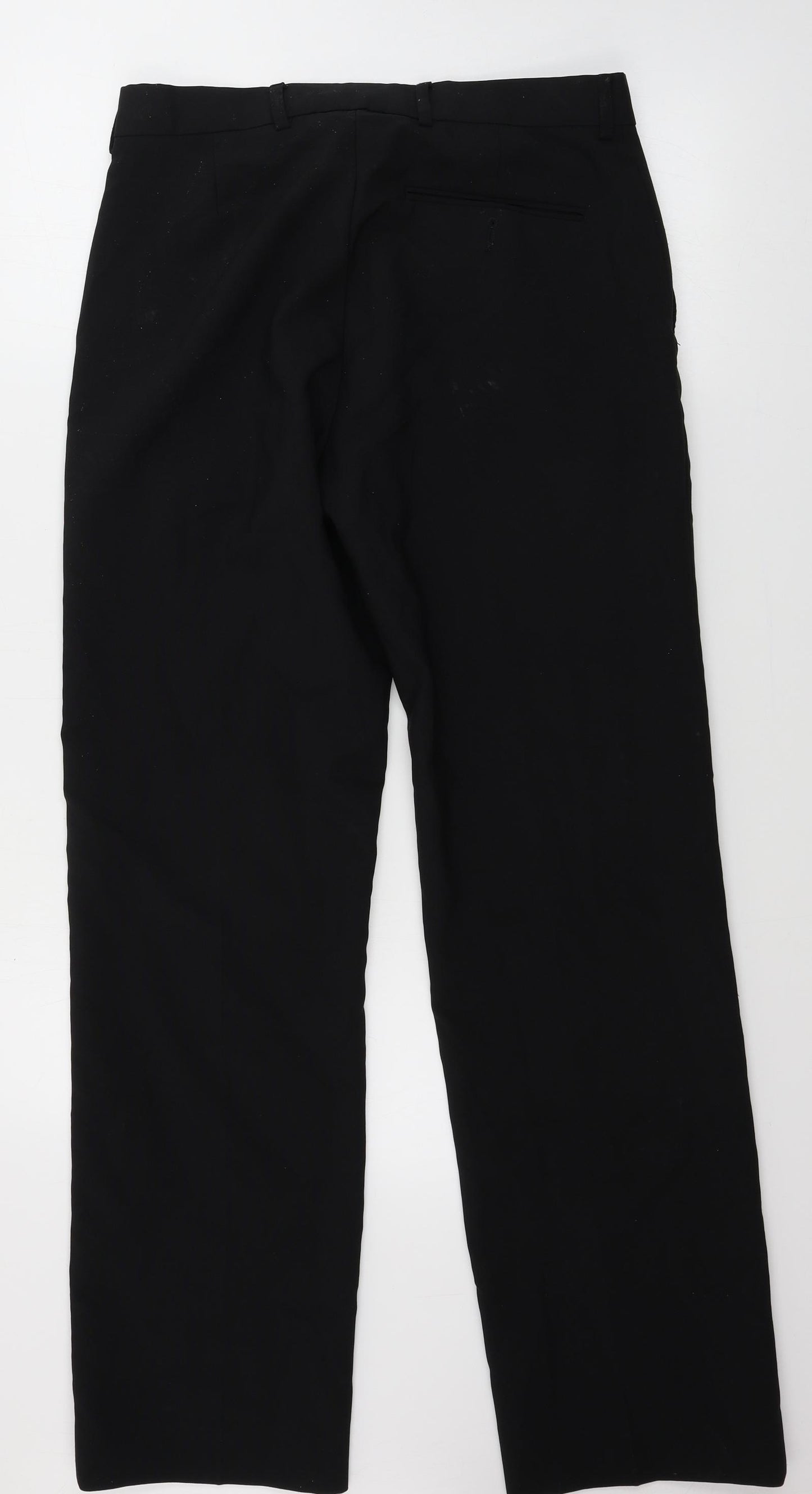 George  Mens Black   Trousers  Size 30 in L31 in