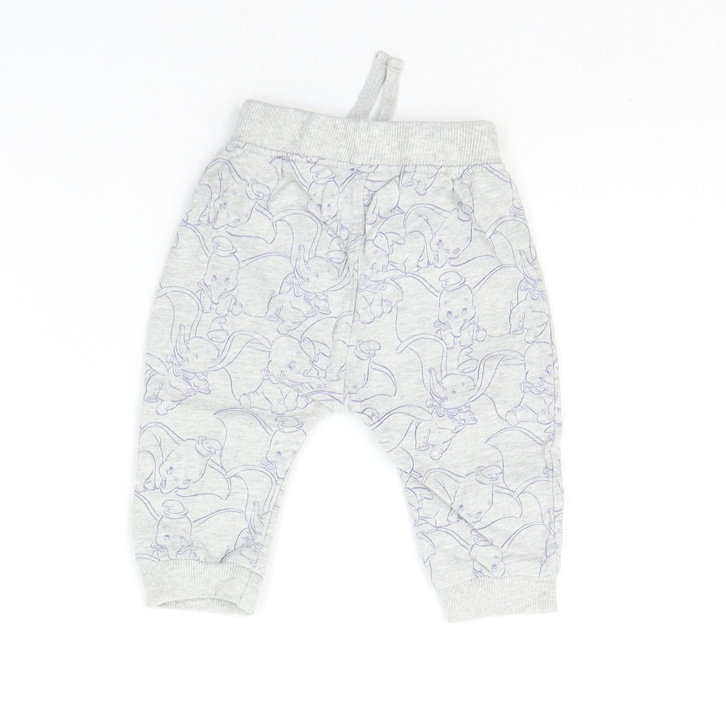 George Baby Grey Geometric  Jogger Trousers Size 3-6 Months