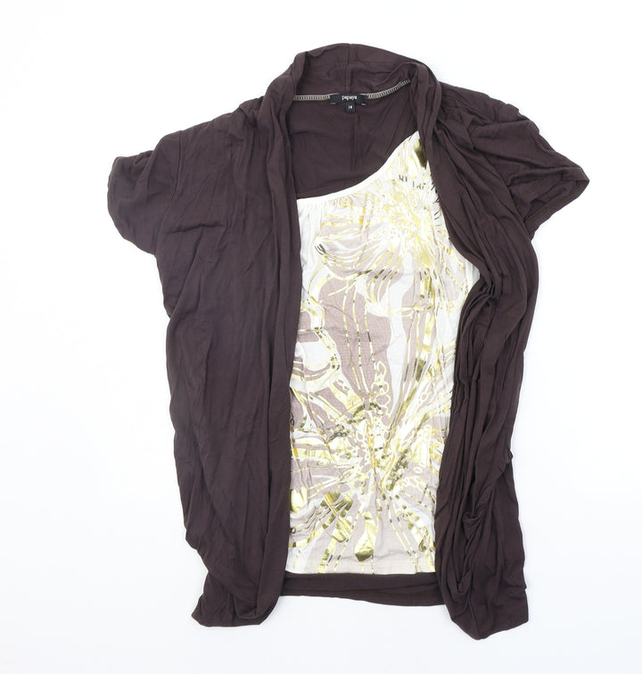 Papaya Womens Brown   Pullover Jumper Size 14