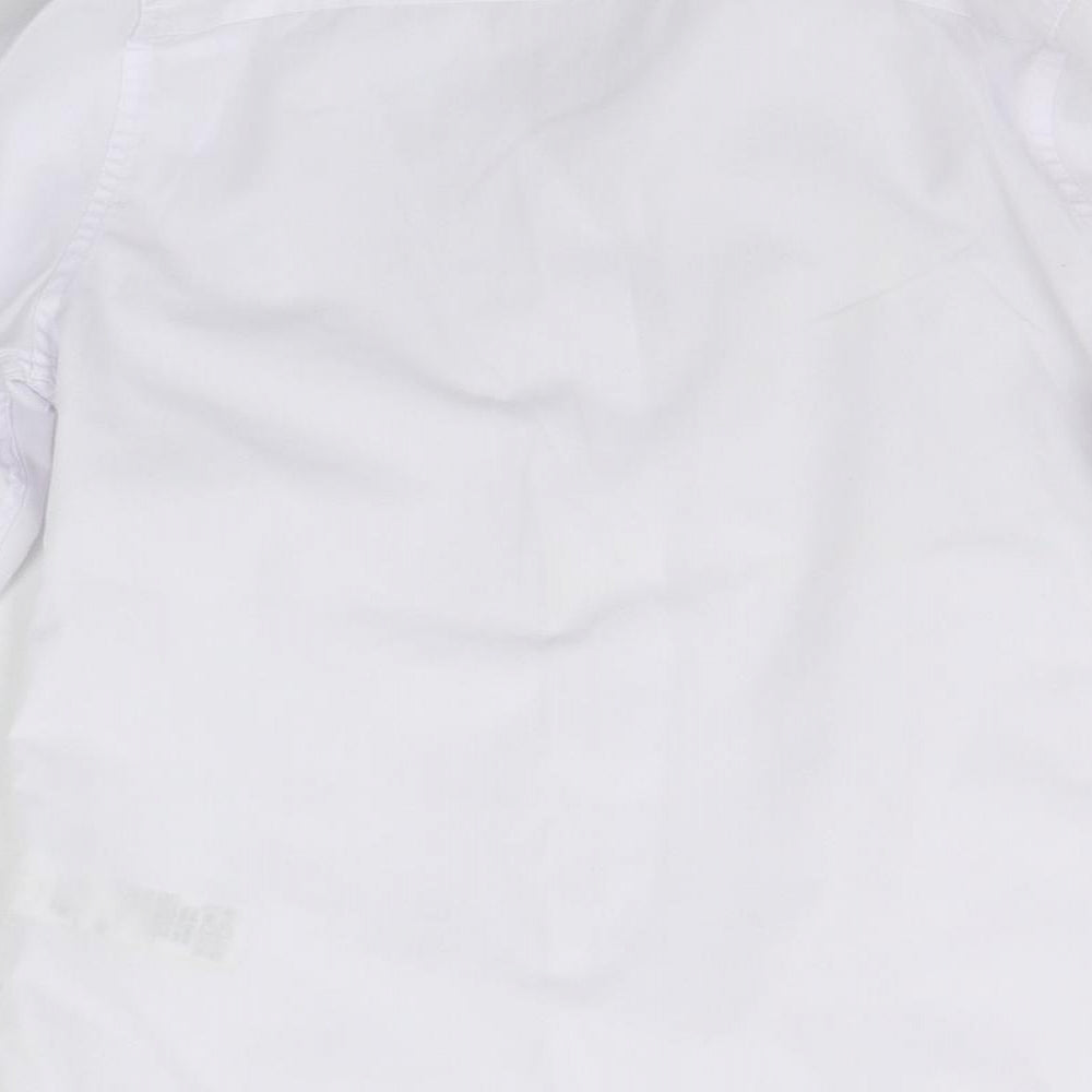 Marks and Spencer Girls White   Basic Button-Up Size 10-11 Years