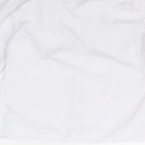 Marks and Spencer Girls White   Basic Button-Up Size 10-11 Years