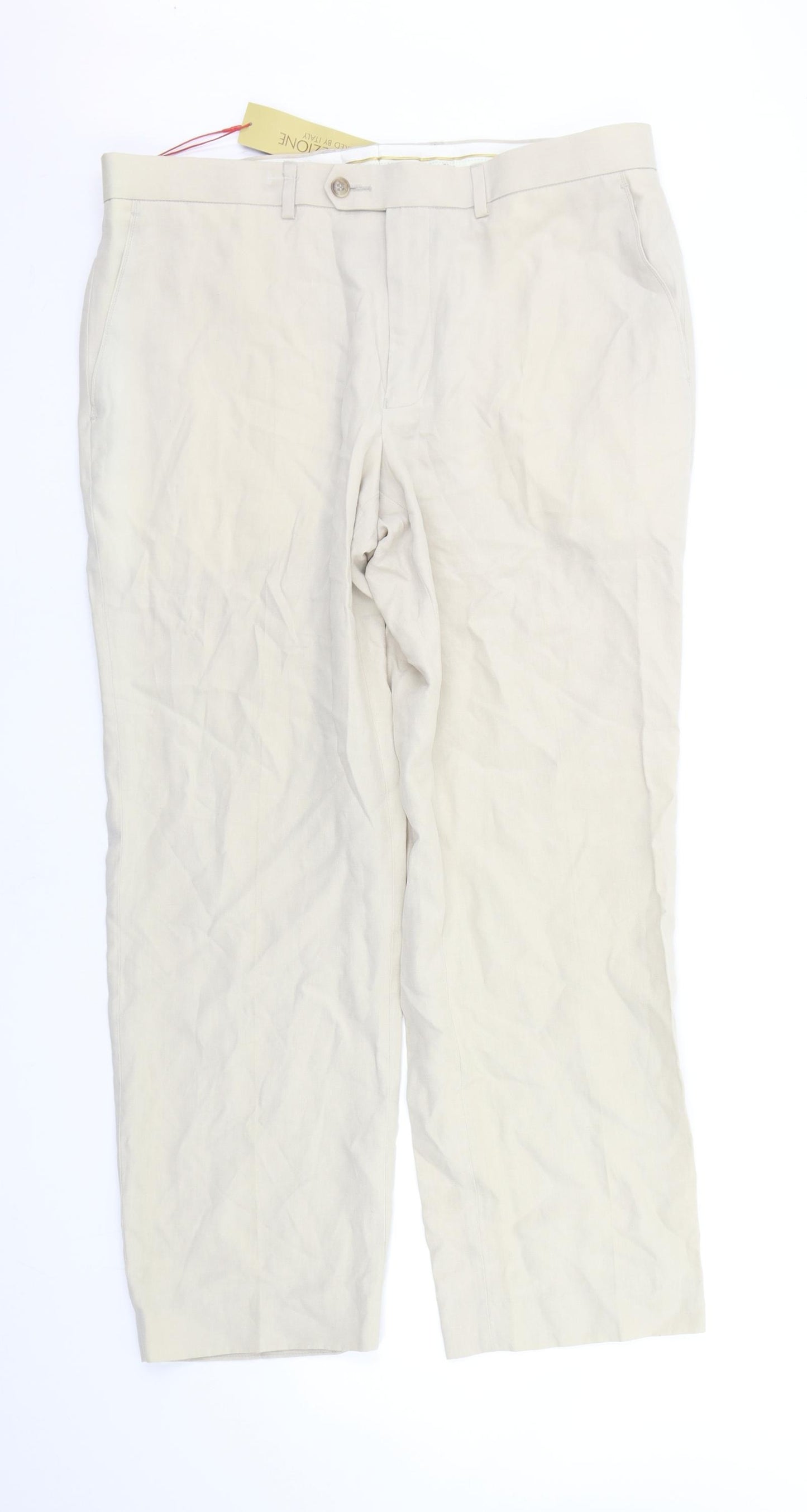Marks and Spencer Mens Beige   Trousers  Size 36 in L29 in