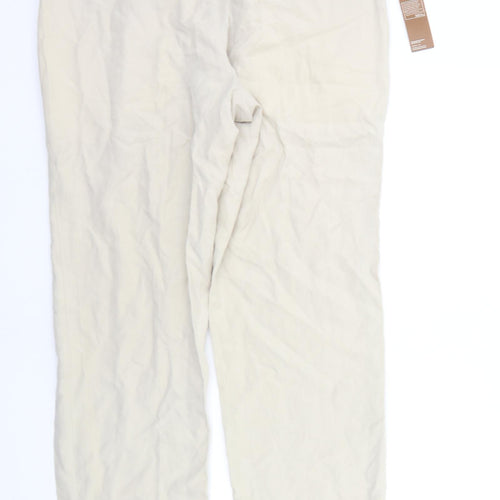Marks and Spencer Mens Beige   Trousers  Size 36 in L29 in
