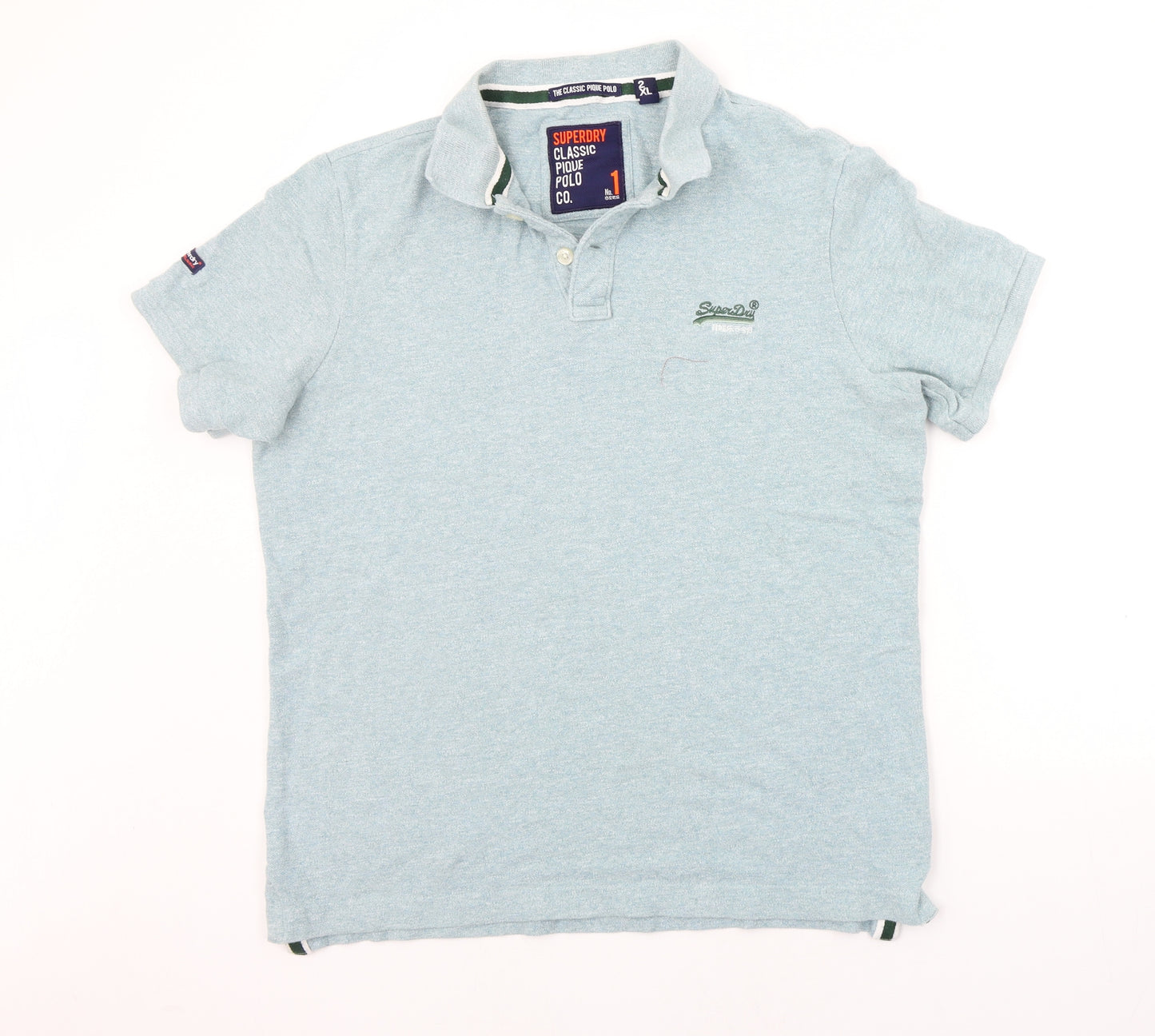 Superdry Mens Green    Polo Size 2XL