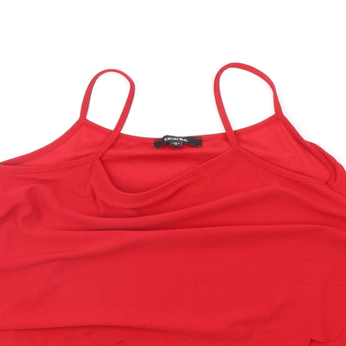 Simply Be Womens Red   Basic Tank Size 12