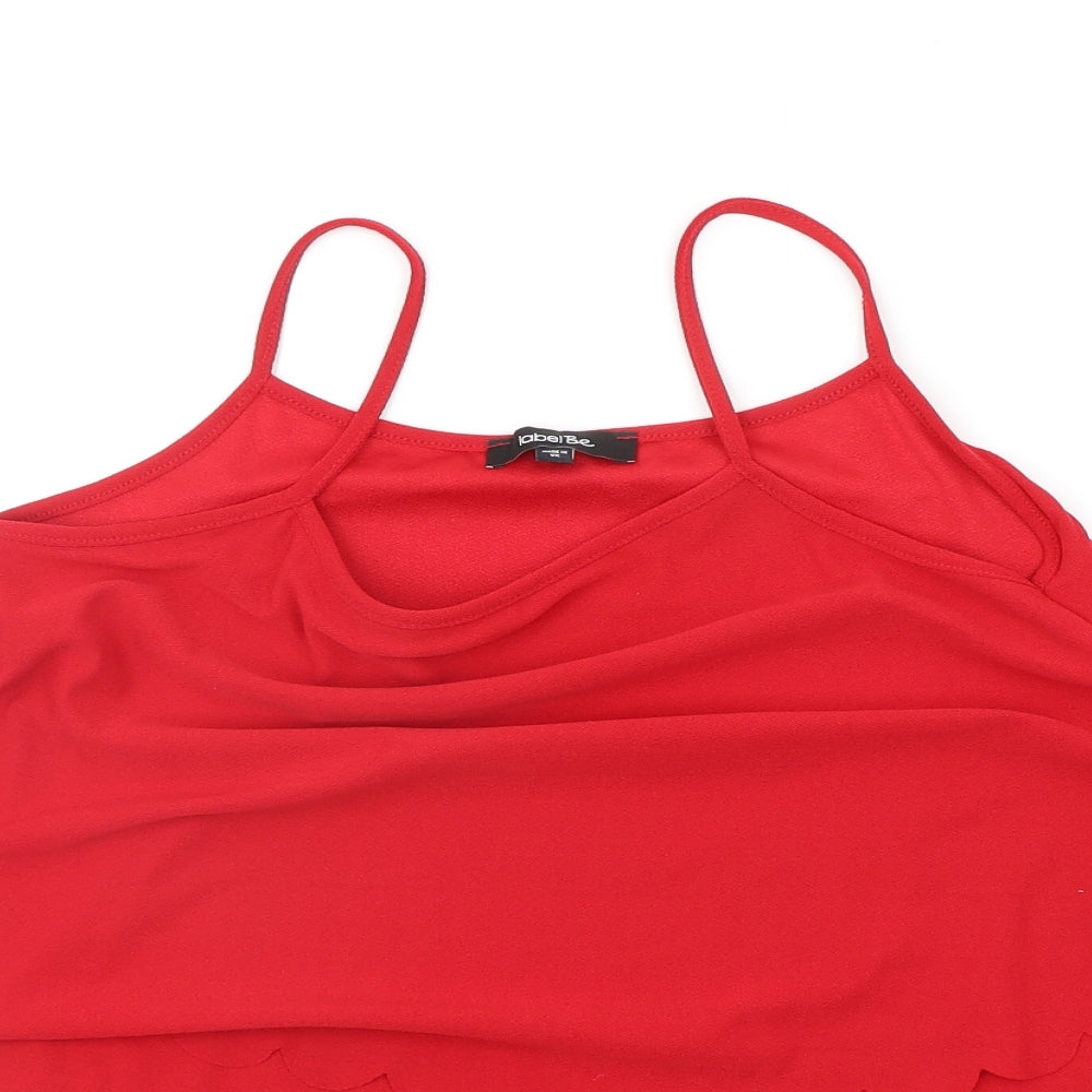 Simply Be Womens Red   Basic Tank Size 12