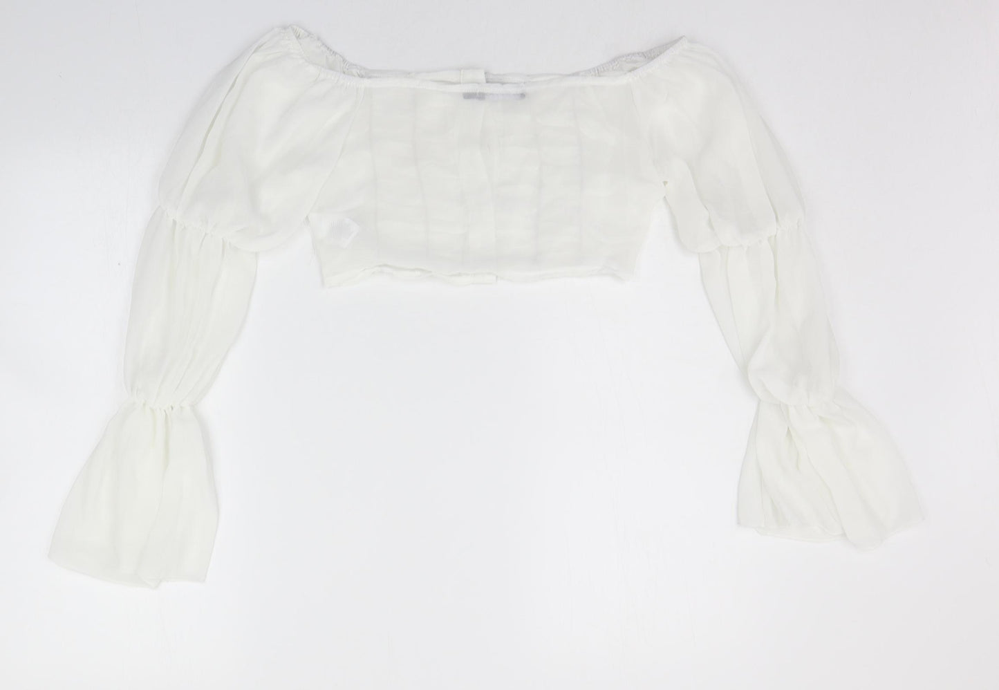 I SAW IT FIRST Womens White   Basic Button-Up Size 8