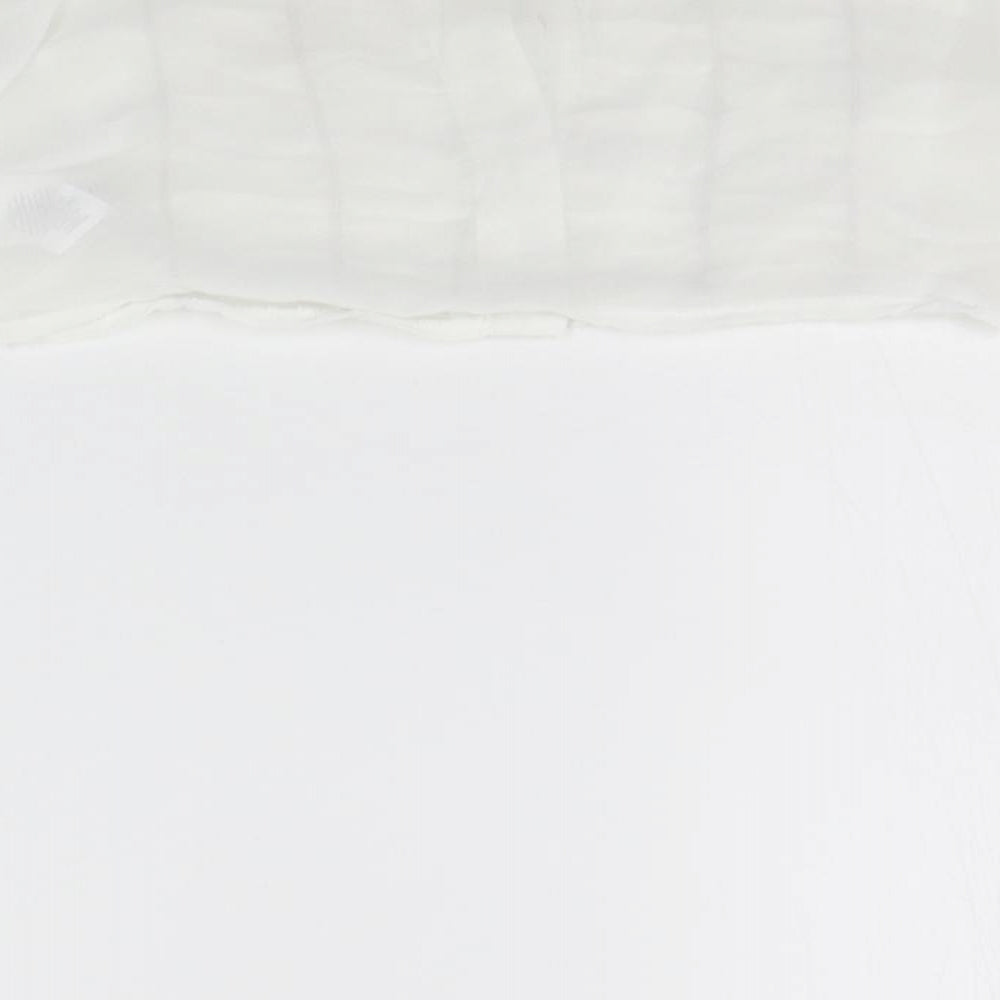 I SAW IT FIRST Womens White   Basic Button-Up Size 8