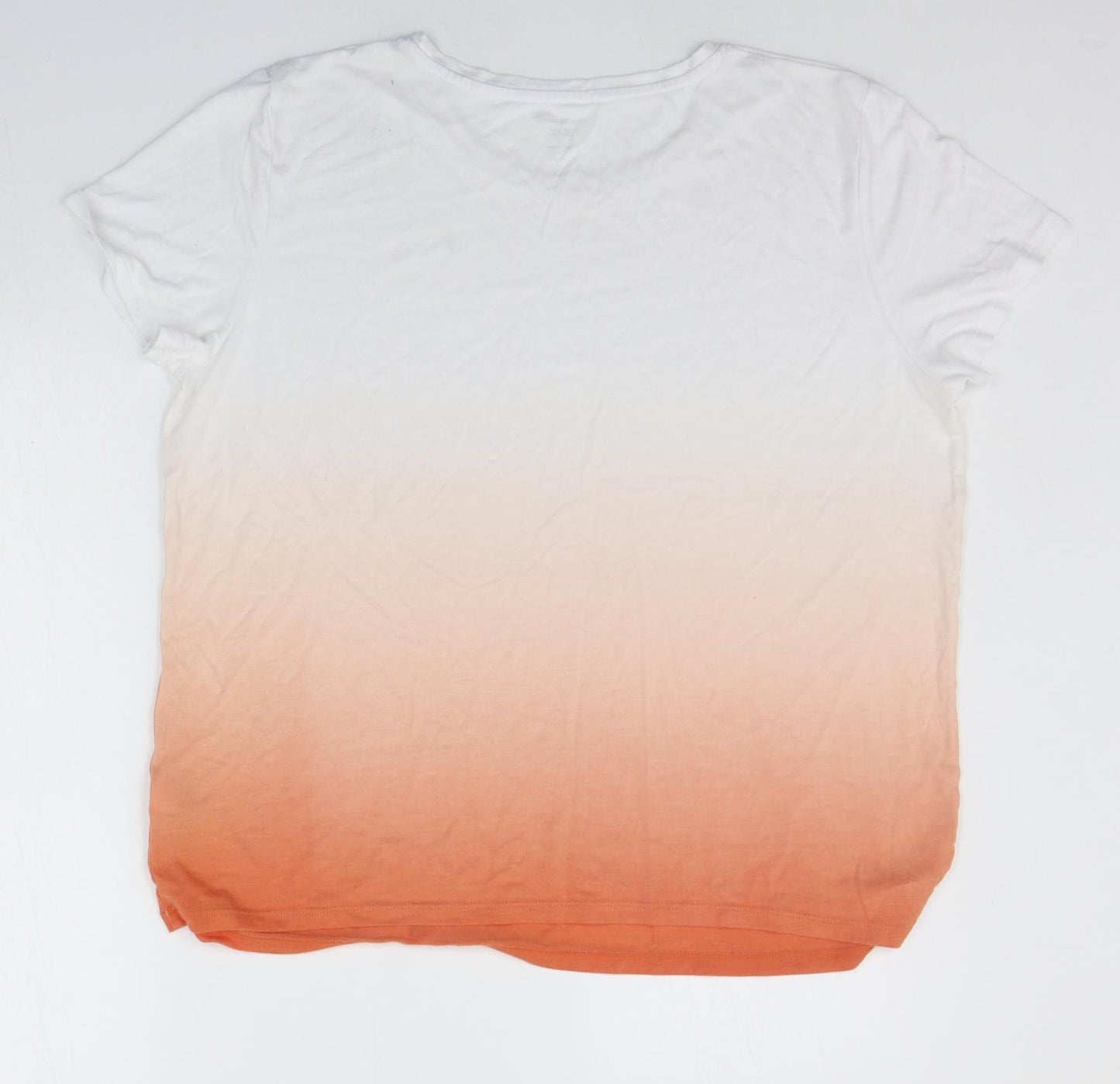 Marks and Spencer Womens White   Basic T-Shirt Size 16