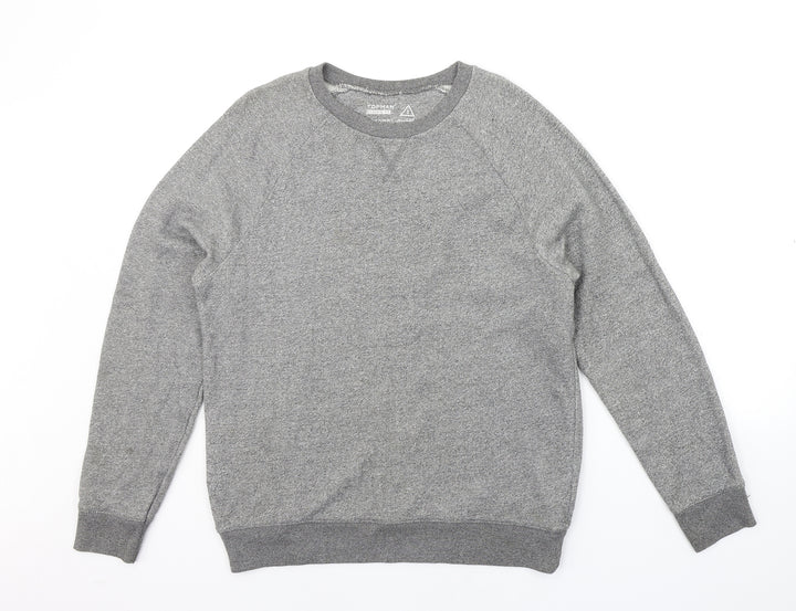 Topman Mens Grey Pullover Jumper Size S