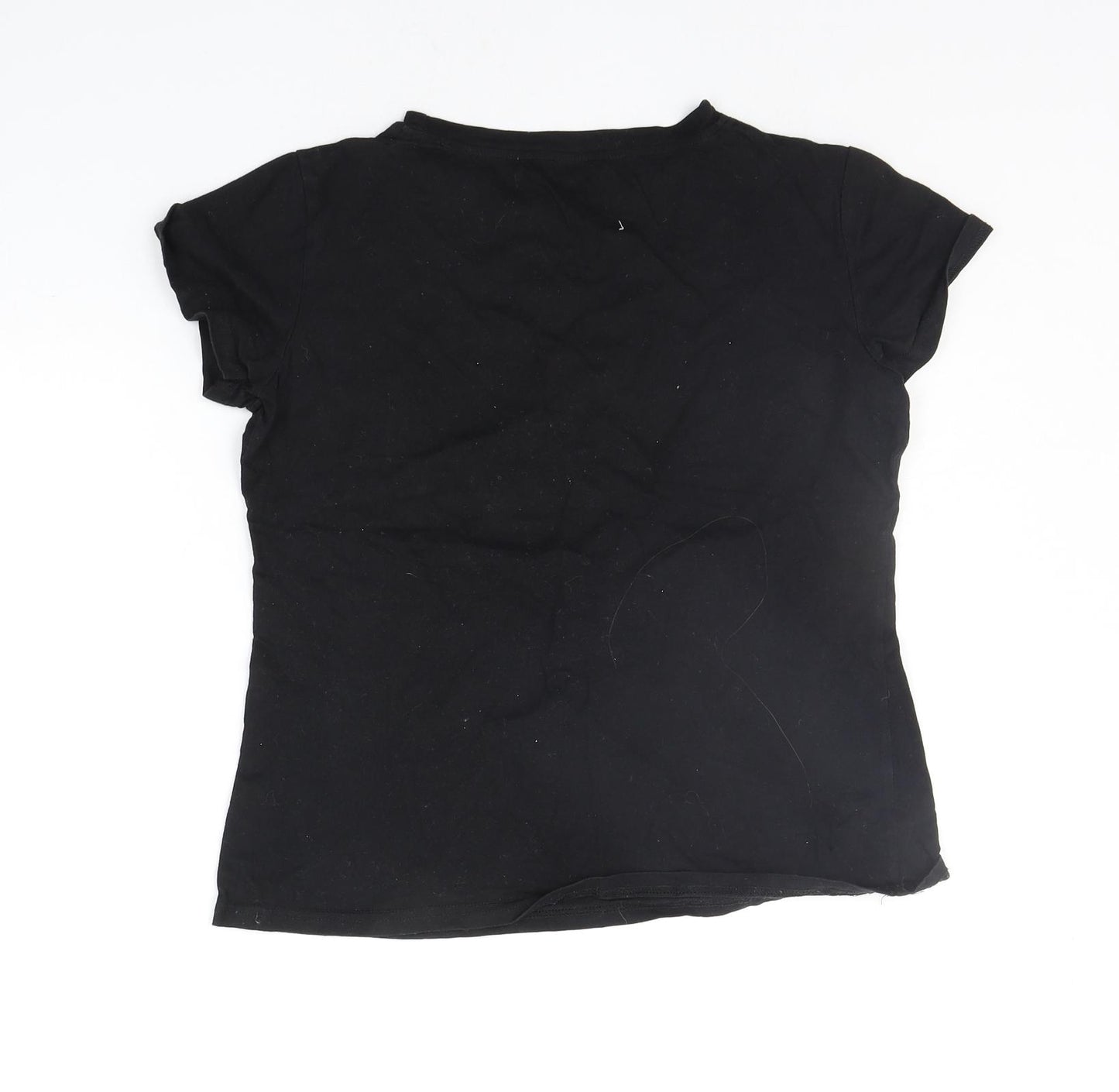 SheIn Womens Black   Basic T-Shirt Size M