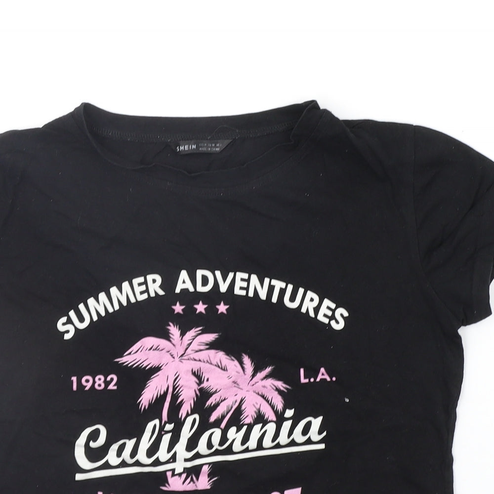 SheIn Womens Black   Basic T-Shirt Size M