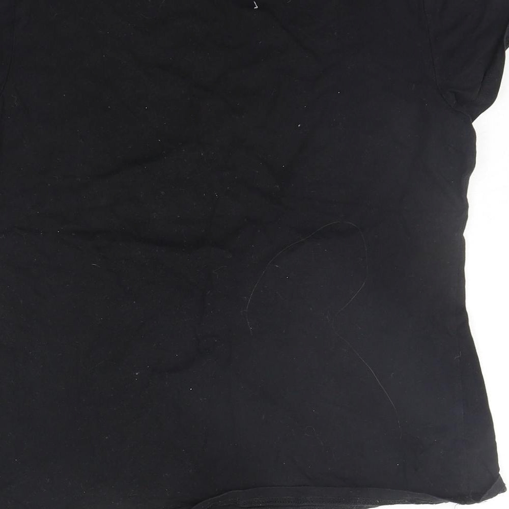 SheIn Womens Black   Basic T-Shirt Size M