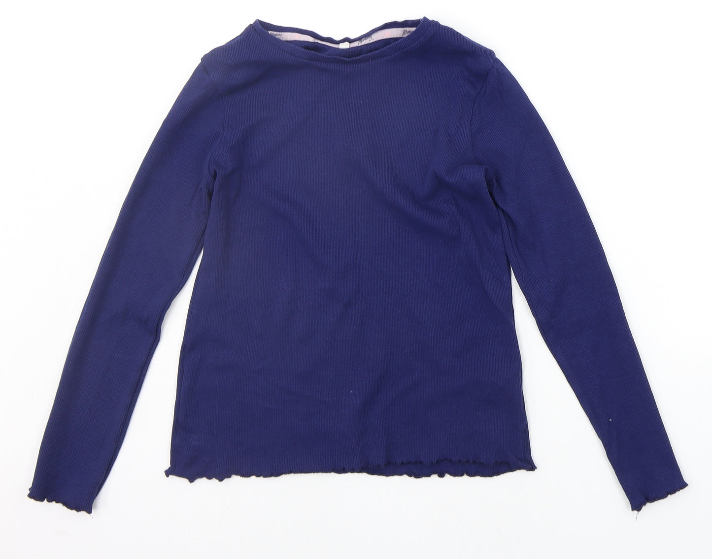 MANTARY  Girls Blue   Basic T-Shirt Size 12 Years