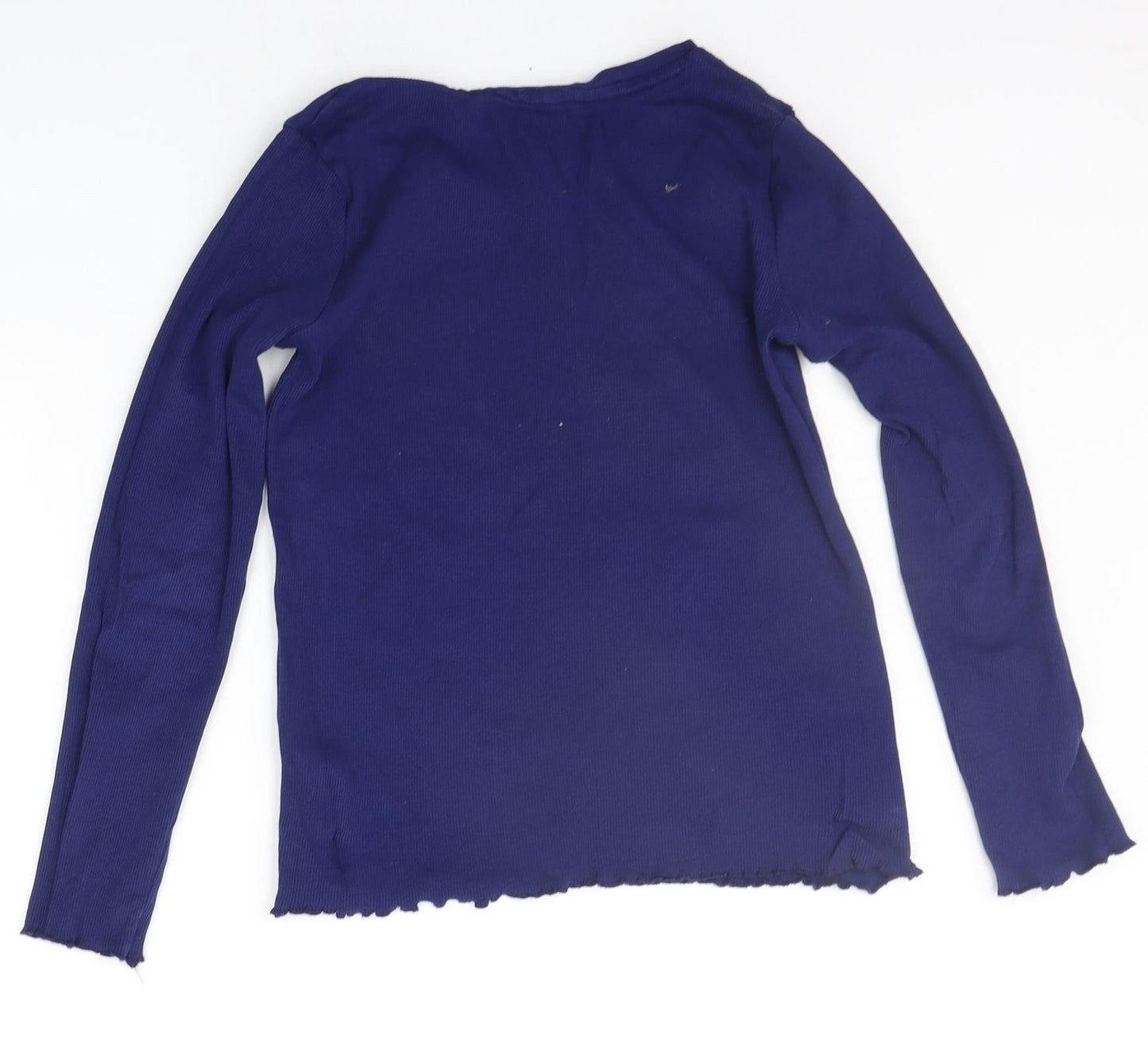 MANTARY  Girls Blue   Basic T-Shirt Size 12 Years