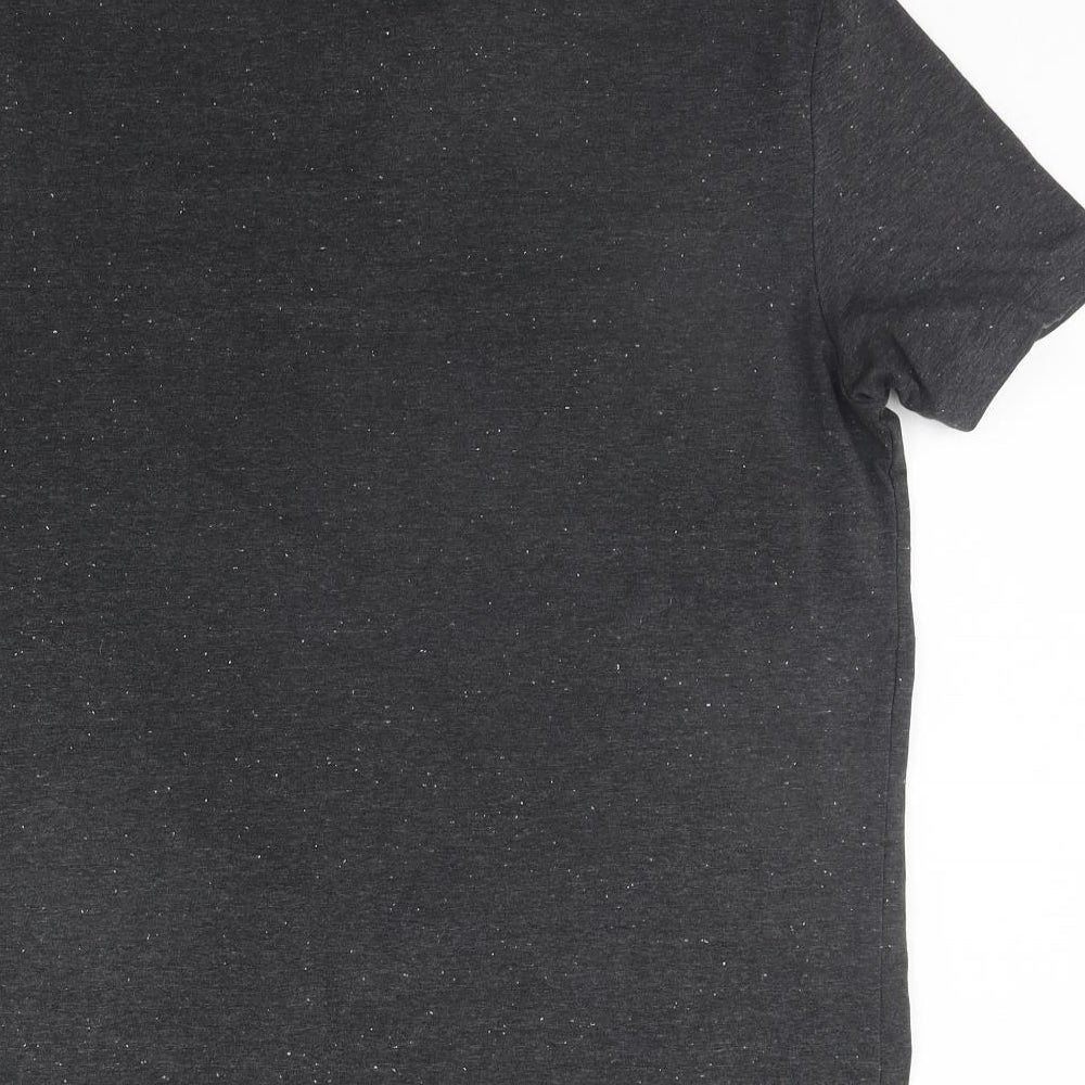 H&M Mens Black    Polo Size L