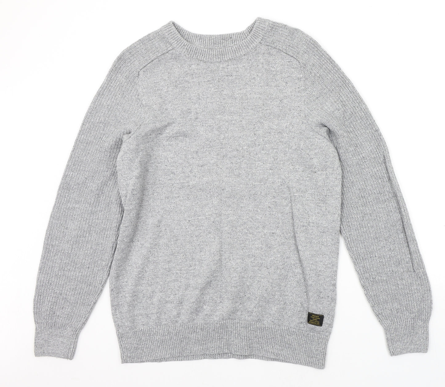H&M Mens Grey   Pullover Jumper Size M