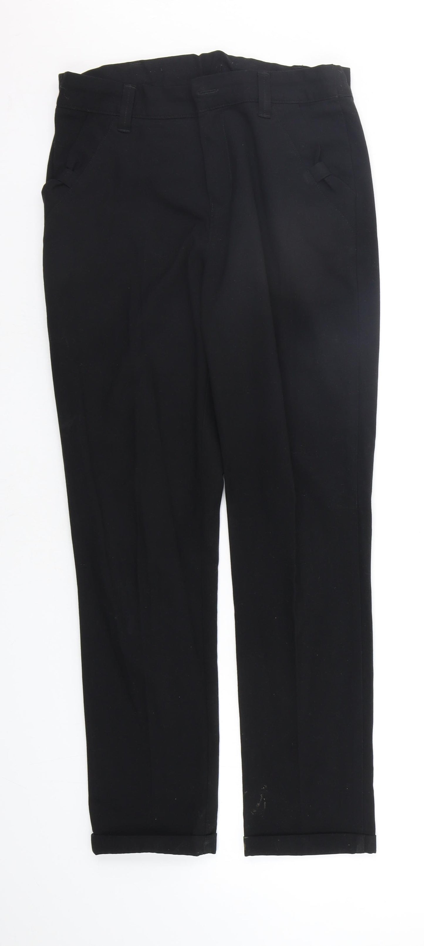 school wear Boys Black   Chino Trousers Size 13 Years