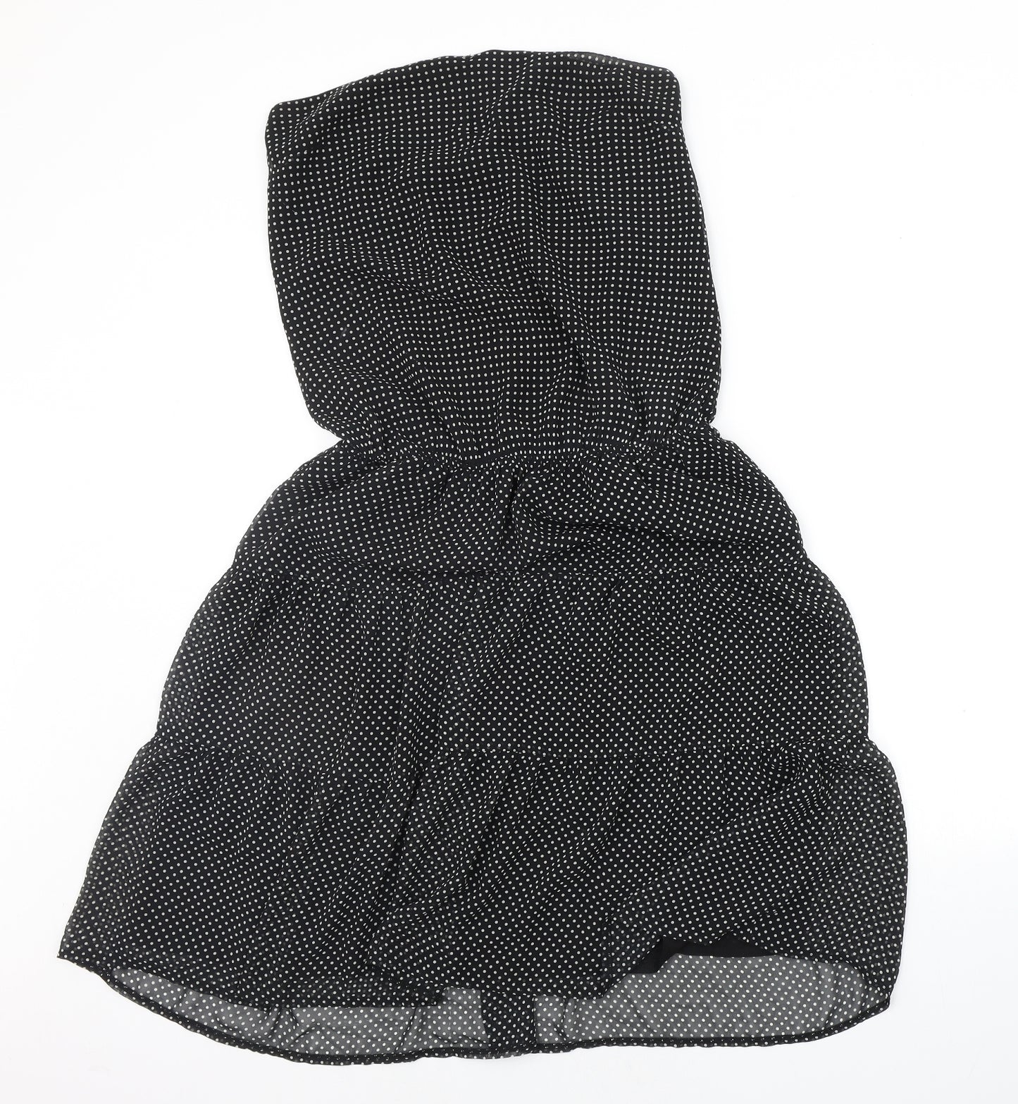 George Womens Black Polka Dot  A-Line  Size 12