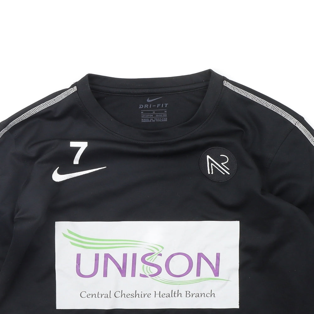Nike Boys Black   Pullover Jumper Size M  - FOOTBALL