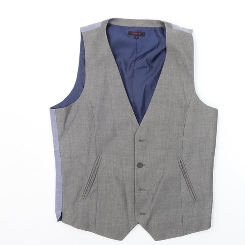 Butler & Webb Mens Grey   Jacket Suit Waistcoat Size M