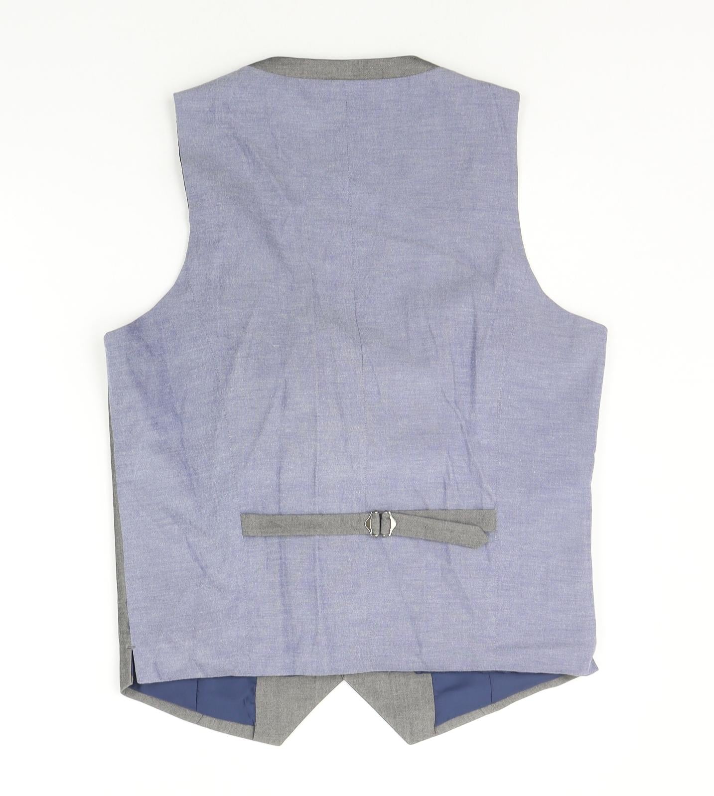 Butler & Webb Mens Grey   Jacket Suit Waistcoat Size M